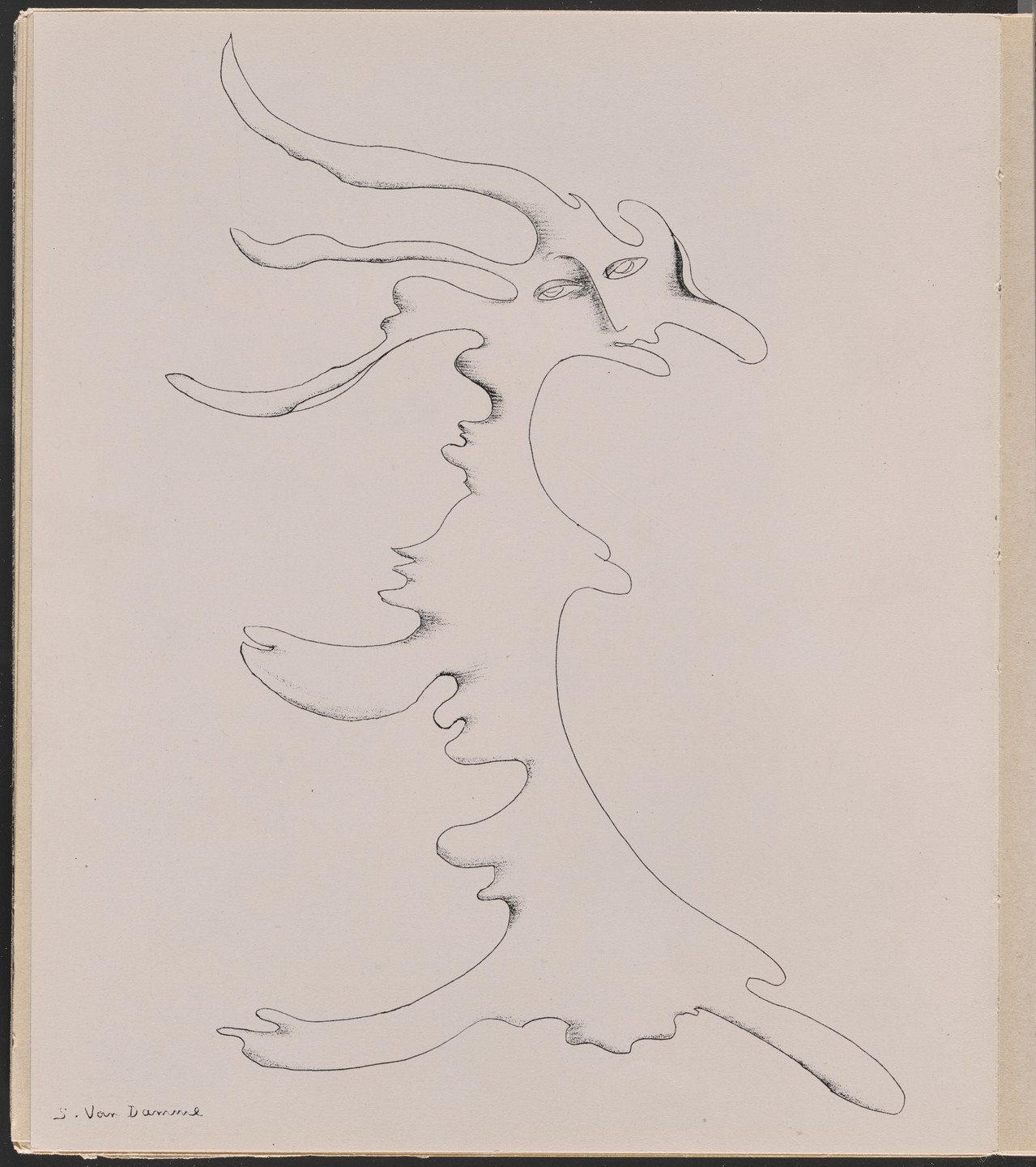 Suzanne van Damme. Plate from Le Surréalisme en 1947. 1947