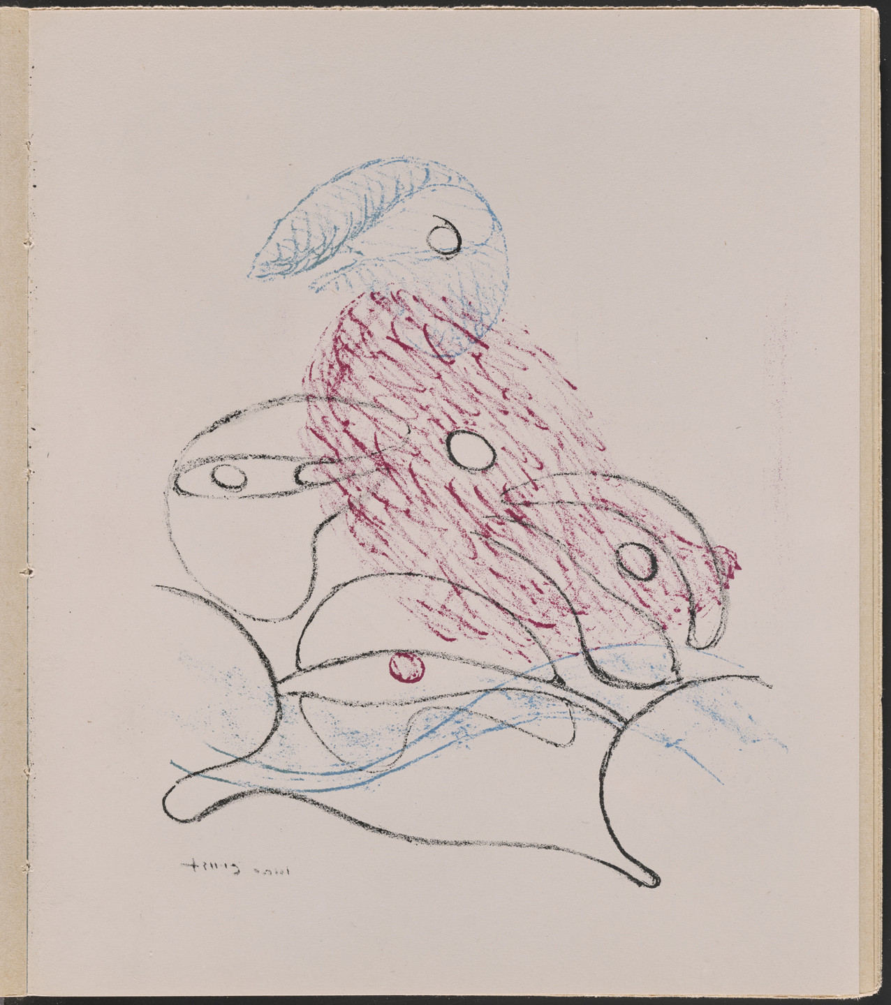 Max Ernst. Plate from Le Surréalisme en 1947. 1947
