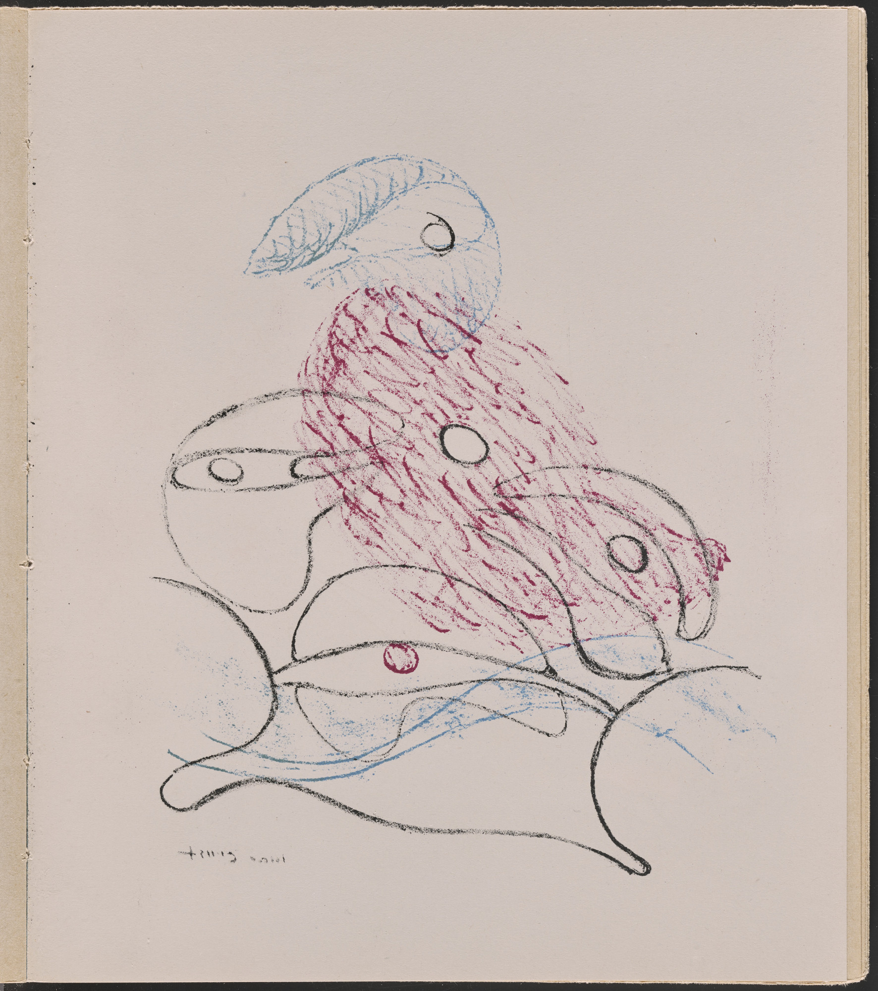 Max Ernst. Plate from Le Surréalisme en 1947