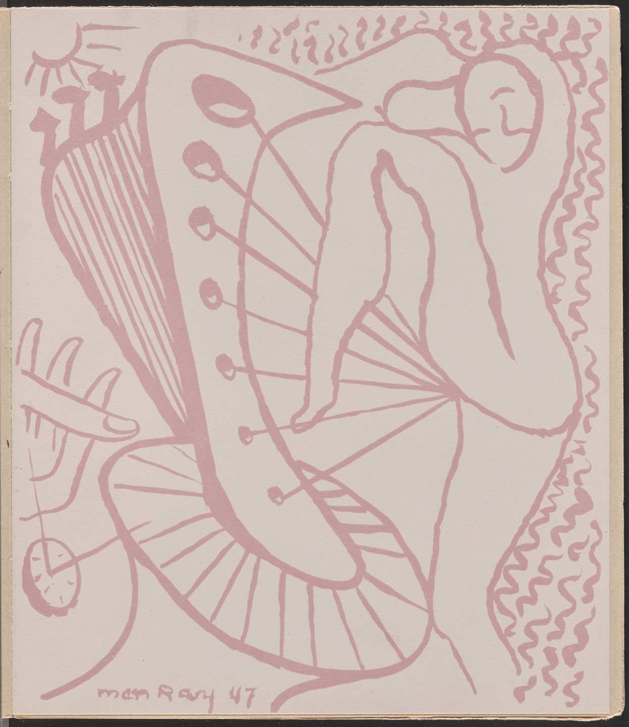 Man Ray (Emmanuel Radnitzky). Plate from Le Surréalisme en 1947. 1947