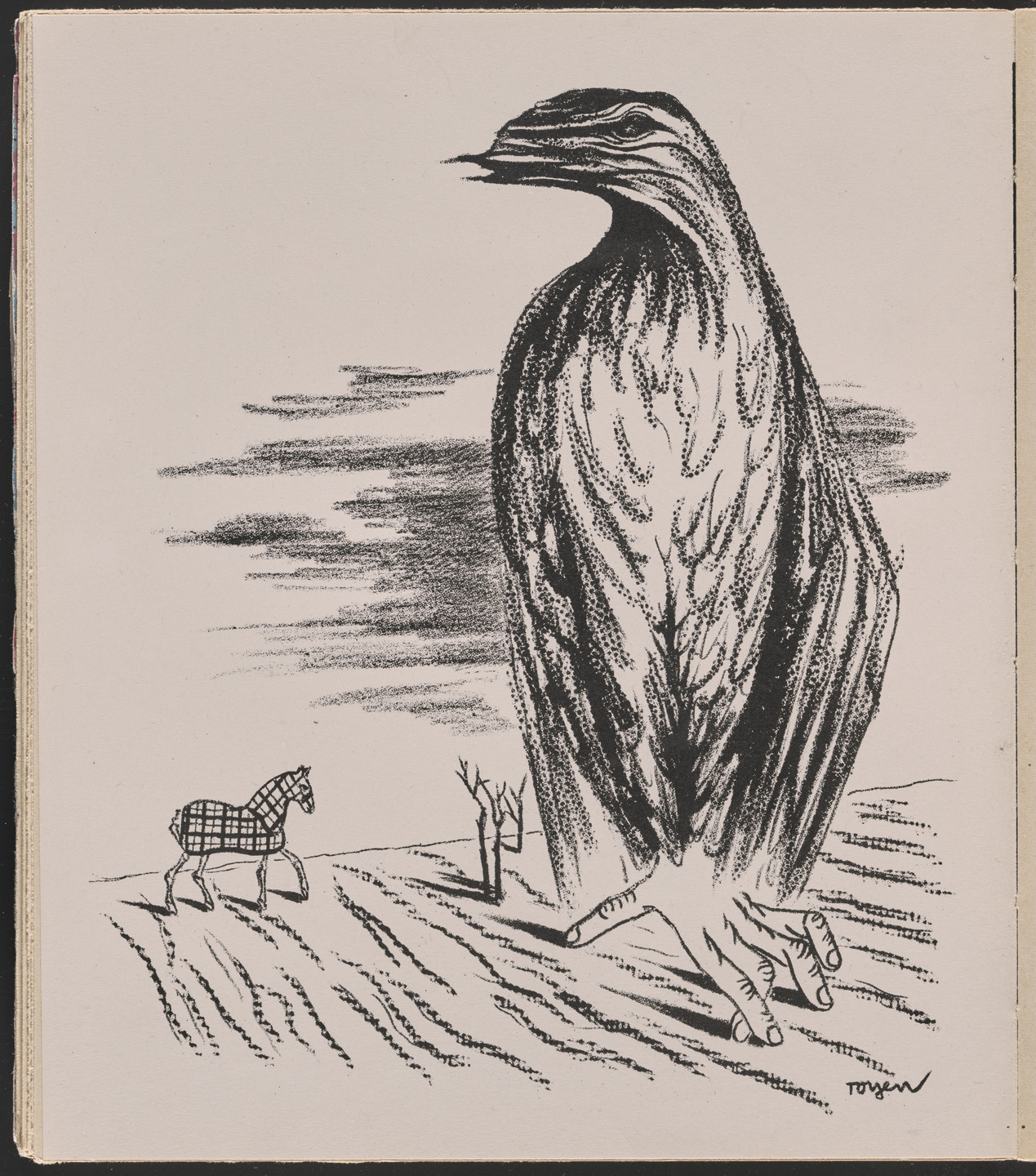 Toyen (Marie Čermínová). Plate from Le Surréalisme en 1947. 1947
