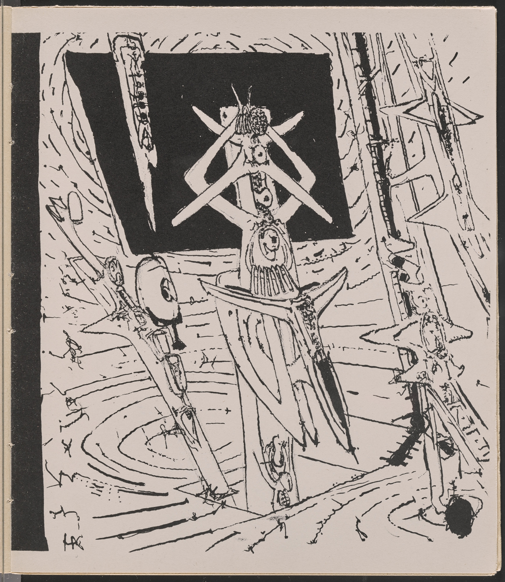 Roberto Matta. Plate from Le Surréalisme en 1947