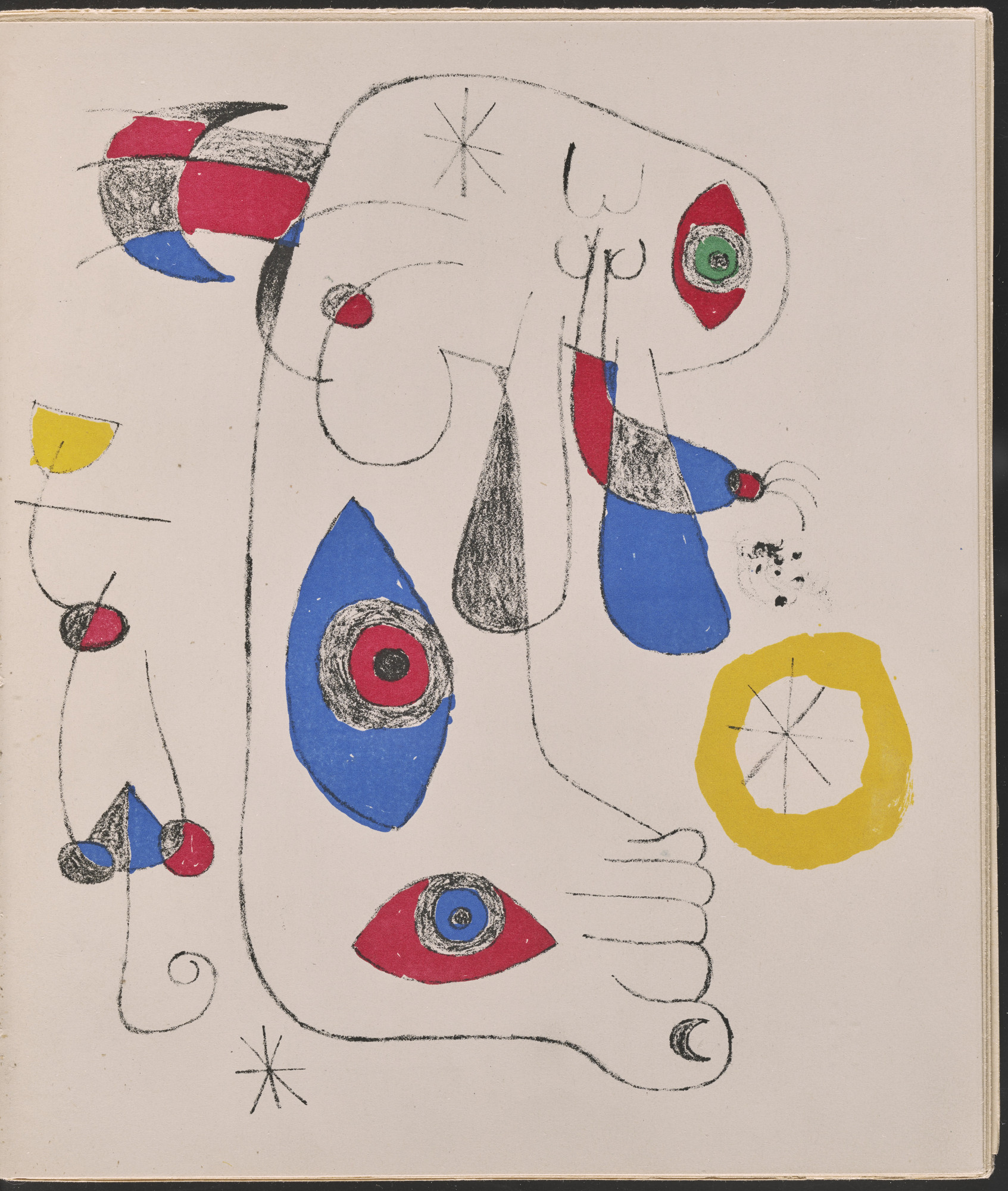 Joan Miró. Frontispiece from Le Surréalisme en 1947