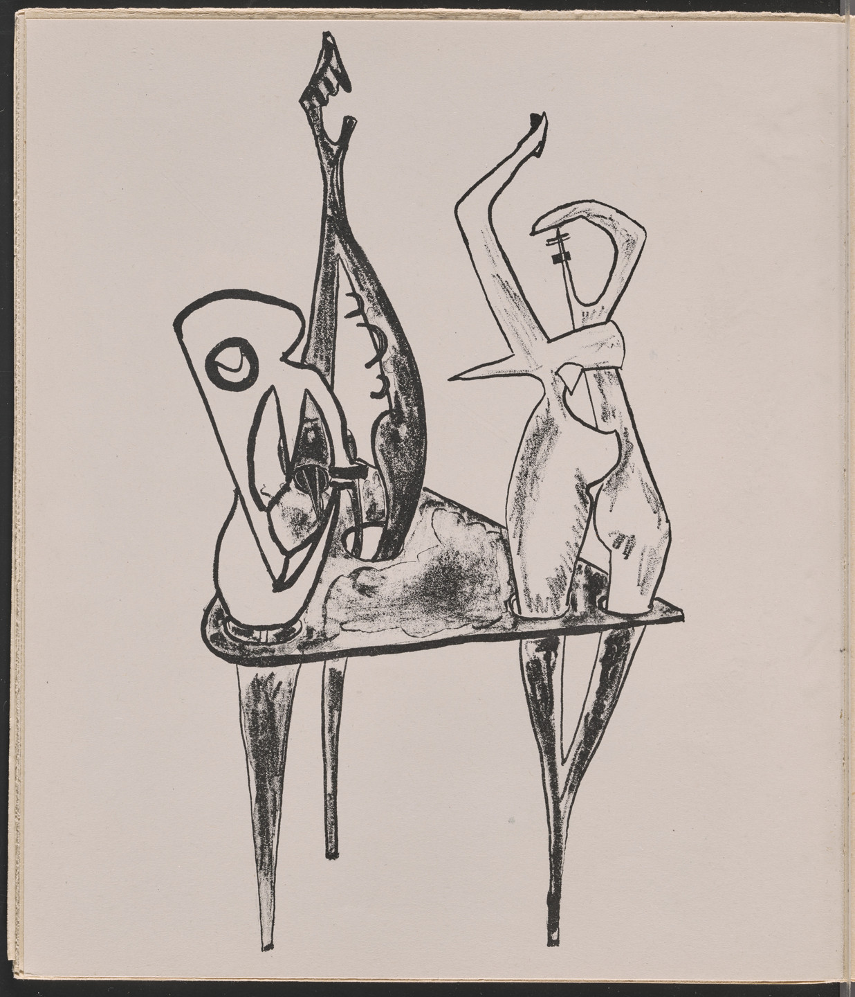 David Hare. Plate from Le Surréalisme en 1947. 1947