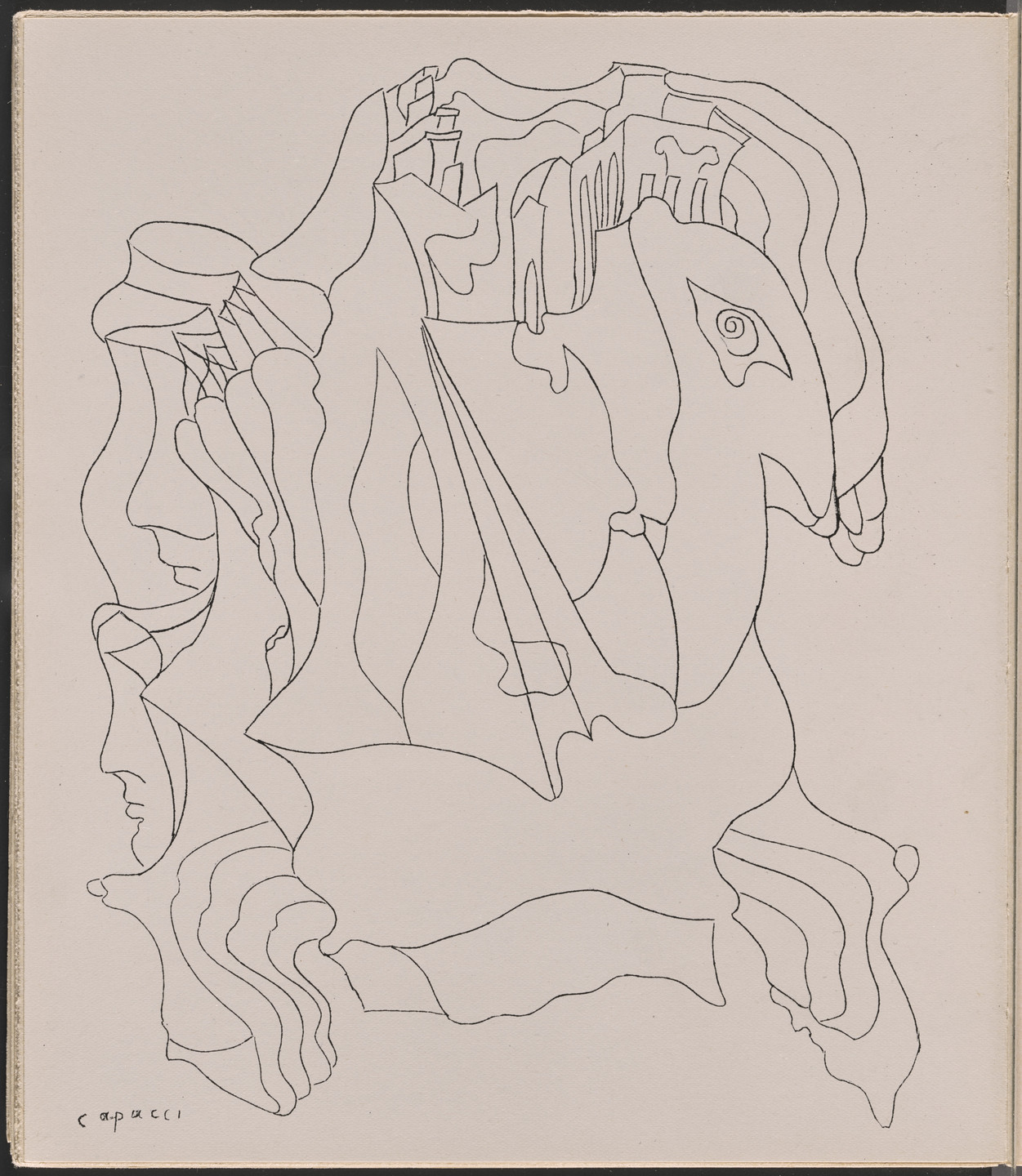 Bruno Capacci. Plate from Le Surréalisme en 1947. 1947