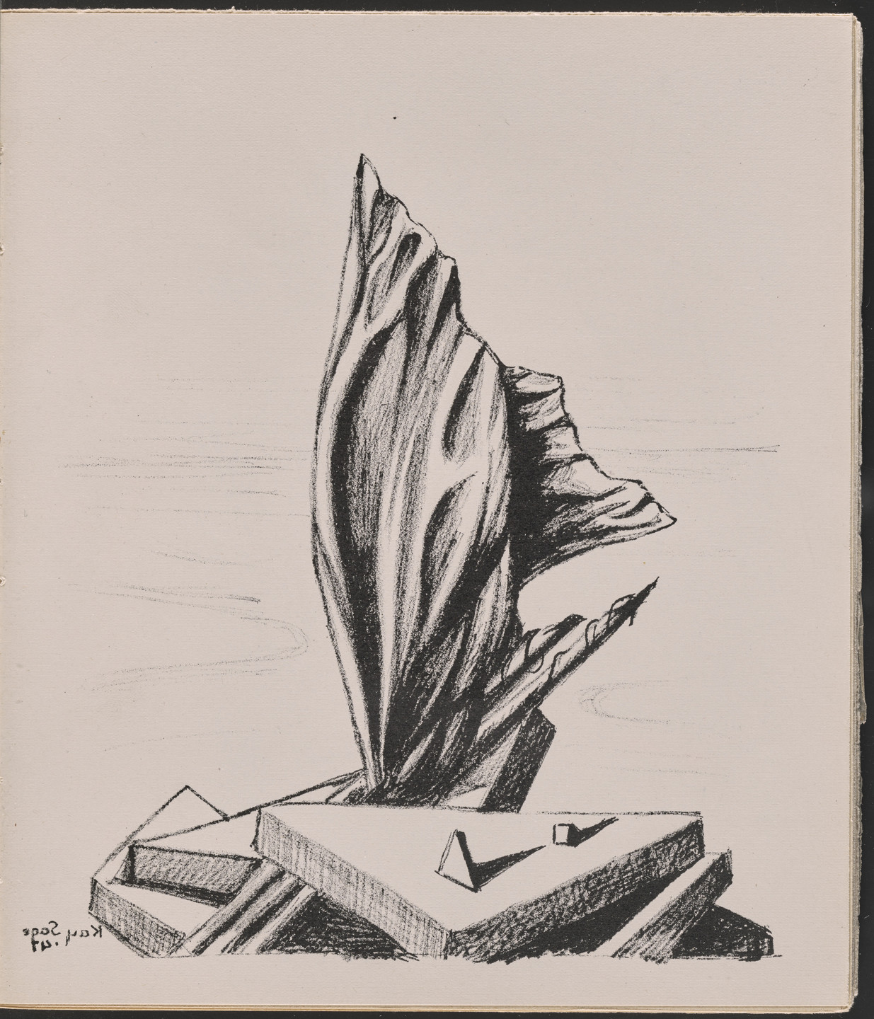 Kay Sage. Plate from Le Surréalisme en 1947. 1947