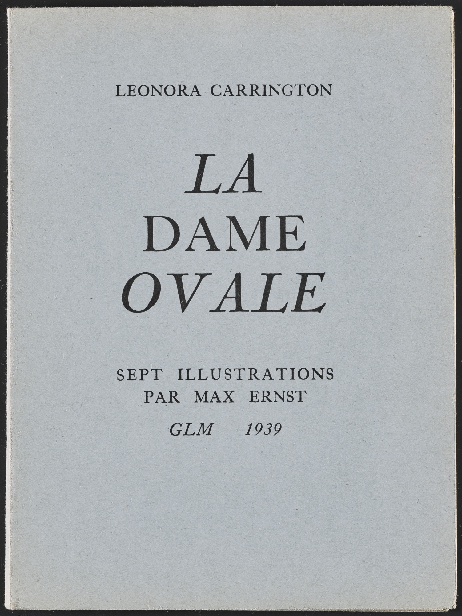 Max Ernst. La Dame ovale