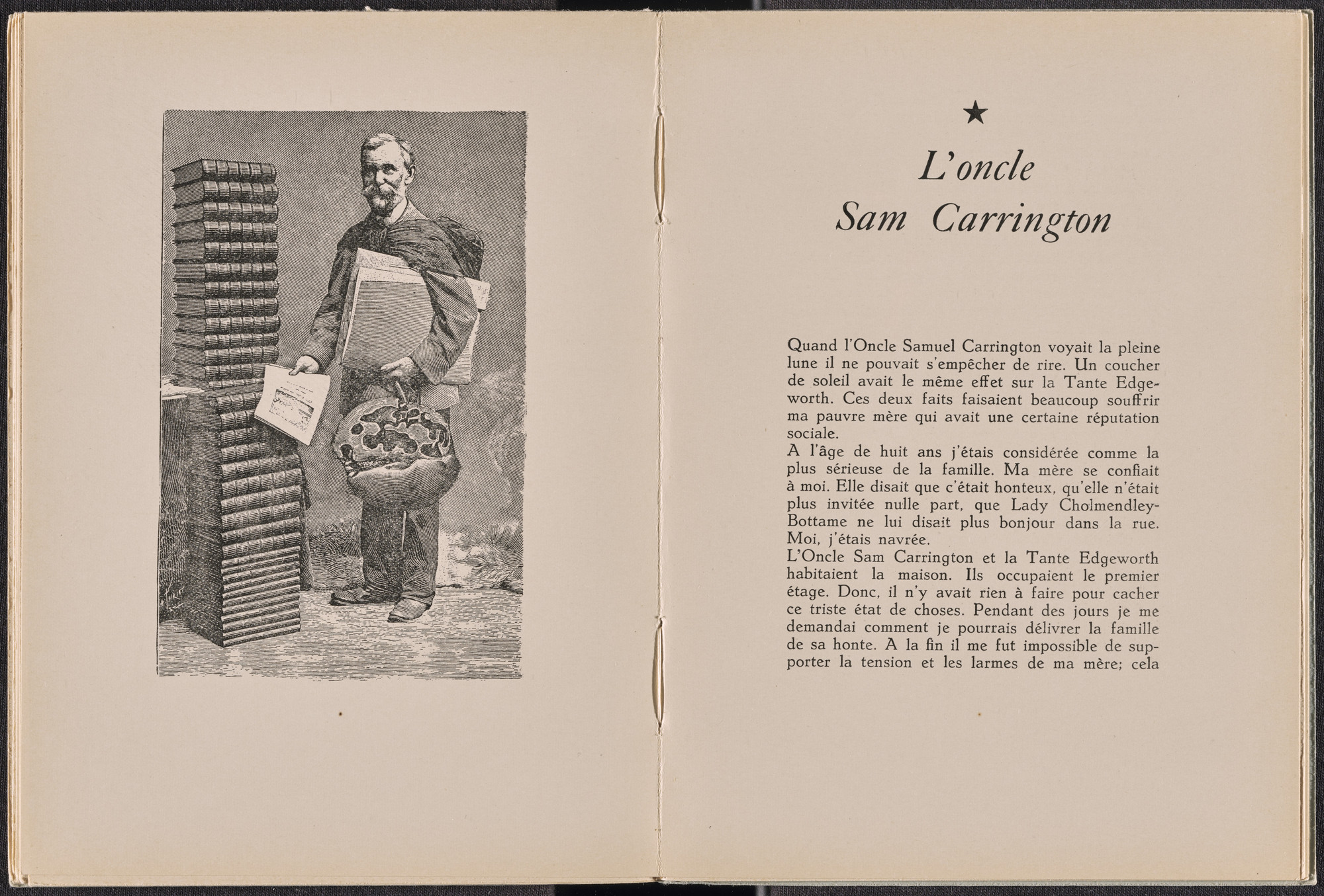 Max Ernst. Plate (folio 22) from La Dame ovale