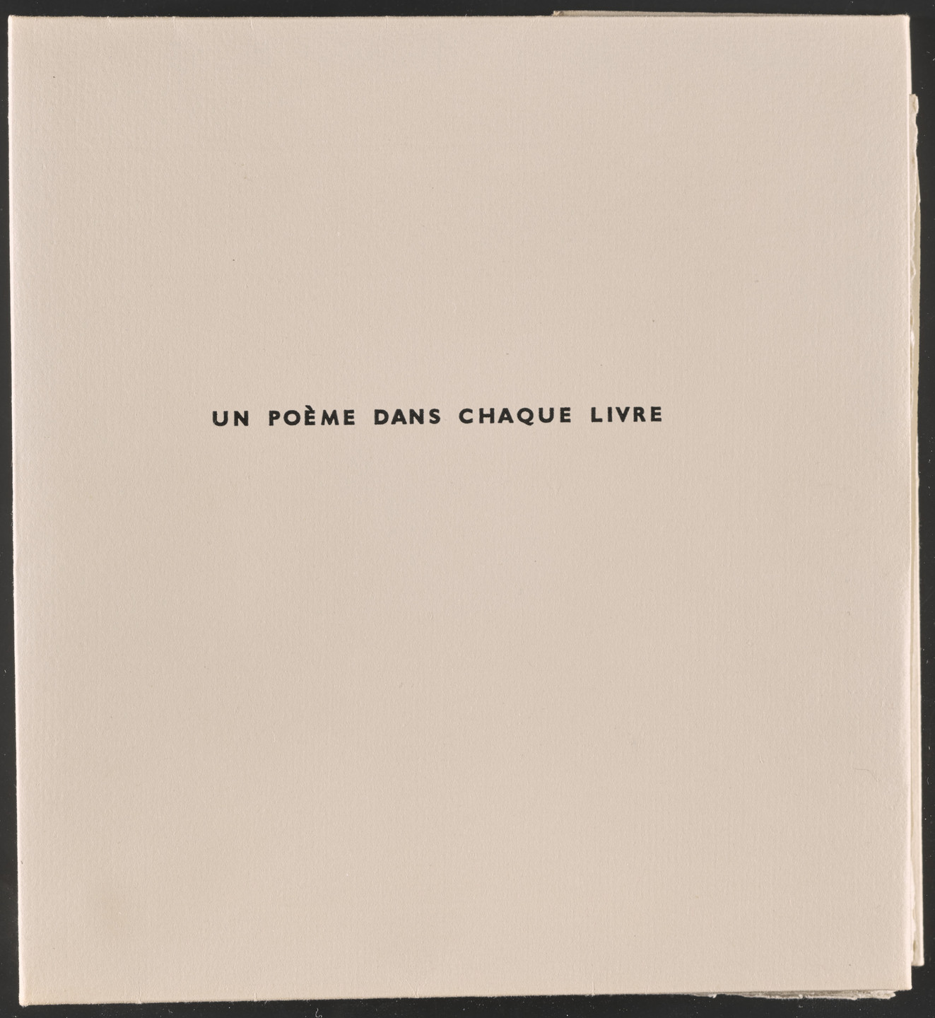 Jean (Hans) Arp, André Beaudin, Oscar Domínguez, Georges Braque, Marc Chagall, Max Ernst, Alberto Giacometti, Valentine Hugo, Henri Laurens, Fernand Léger, André Masson, Joan Miró, Pablo Picasso, Yves Tanguy, Jacques Villon, Various Artists. Un Poème dans chaque livre. 1953–56, published 1956