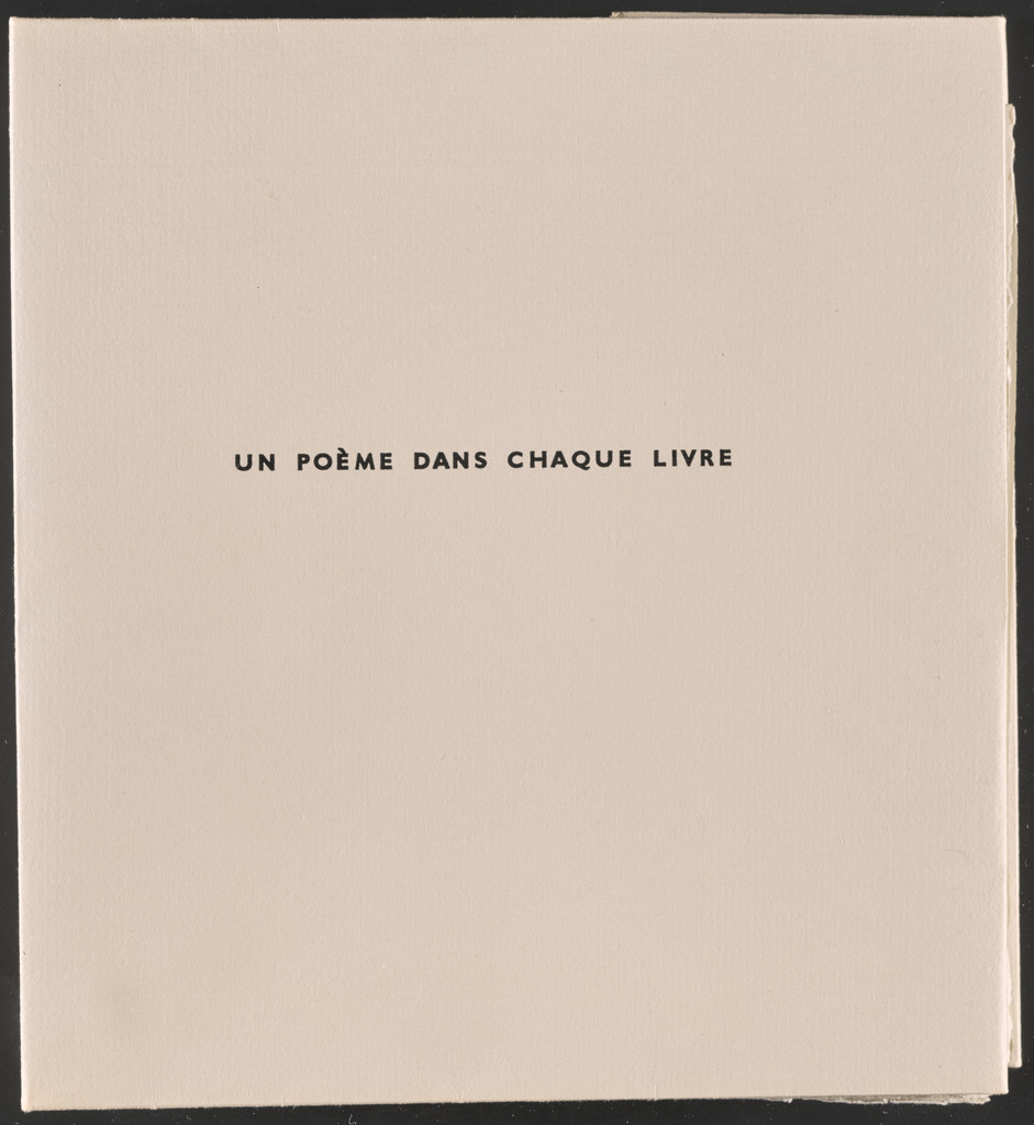 Un Poème dans chaque livre