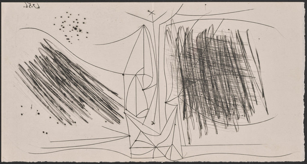 Composition with a Woman (Composition avec une femme) (double page plate) from Un Poème dans chaque livre