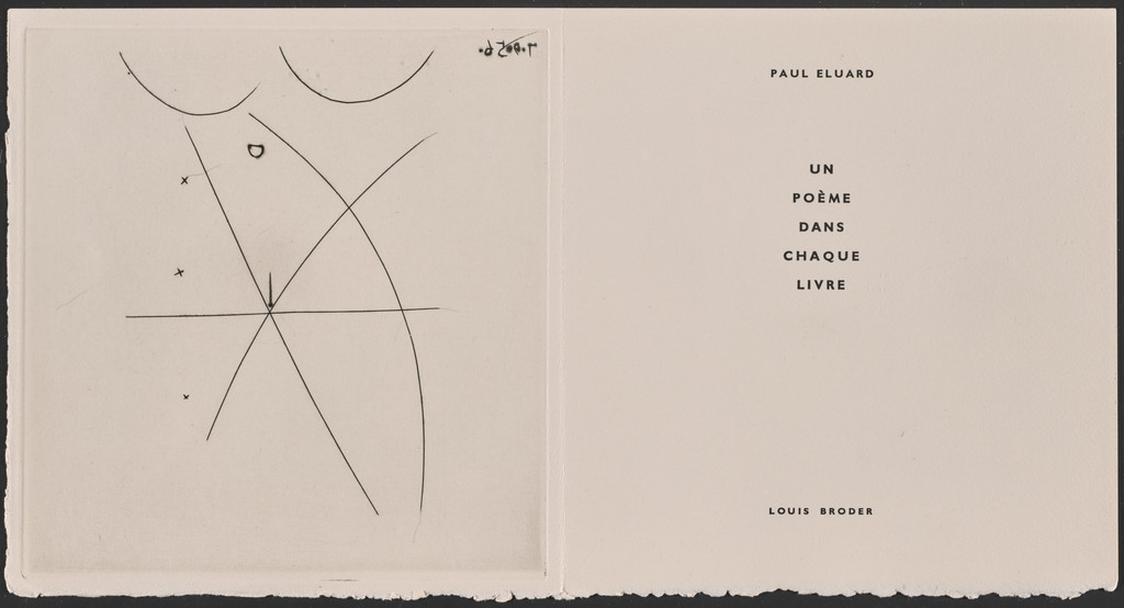 Nude II (Nu II) (frontispiece) from Un Poème dans chaque livre