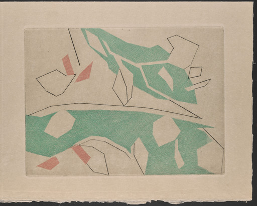Plate (folio 8) from Hommage à Roger Lacourière