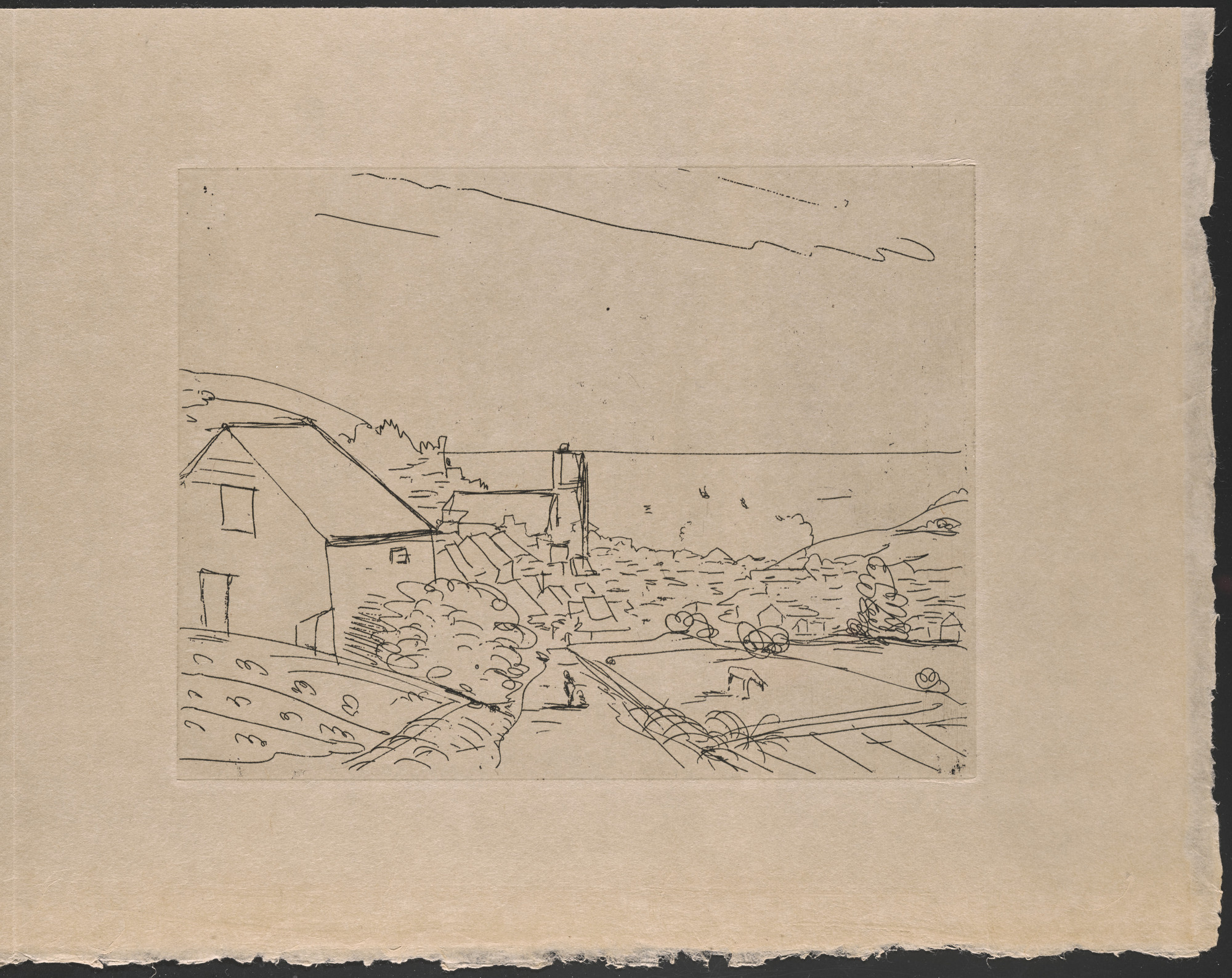 André Derain. Plate (folio 12) from Hommage à Roger Lacourière