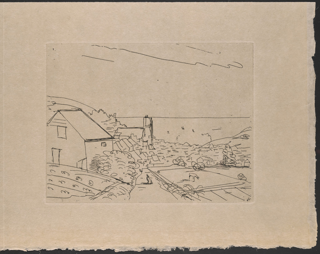 Plate (folio 12) from Hommage à Roger Lacourière