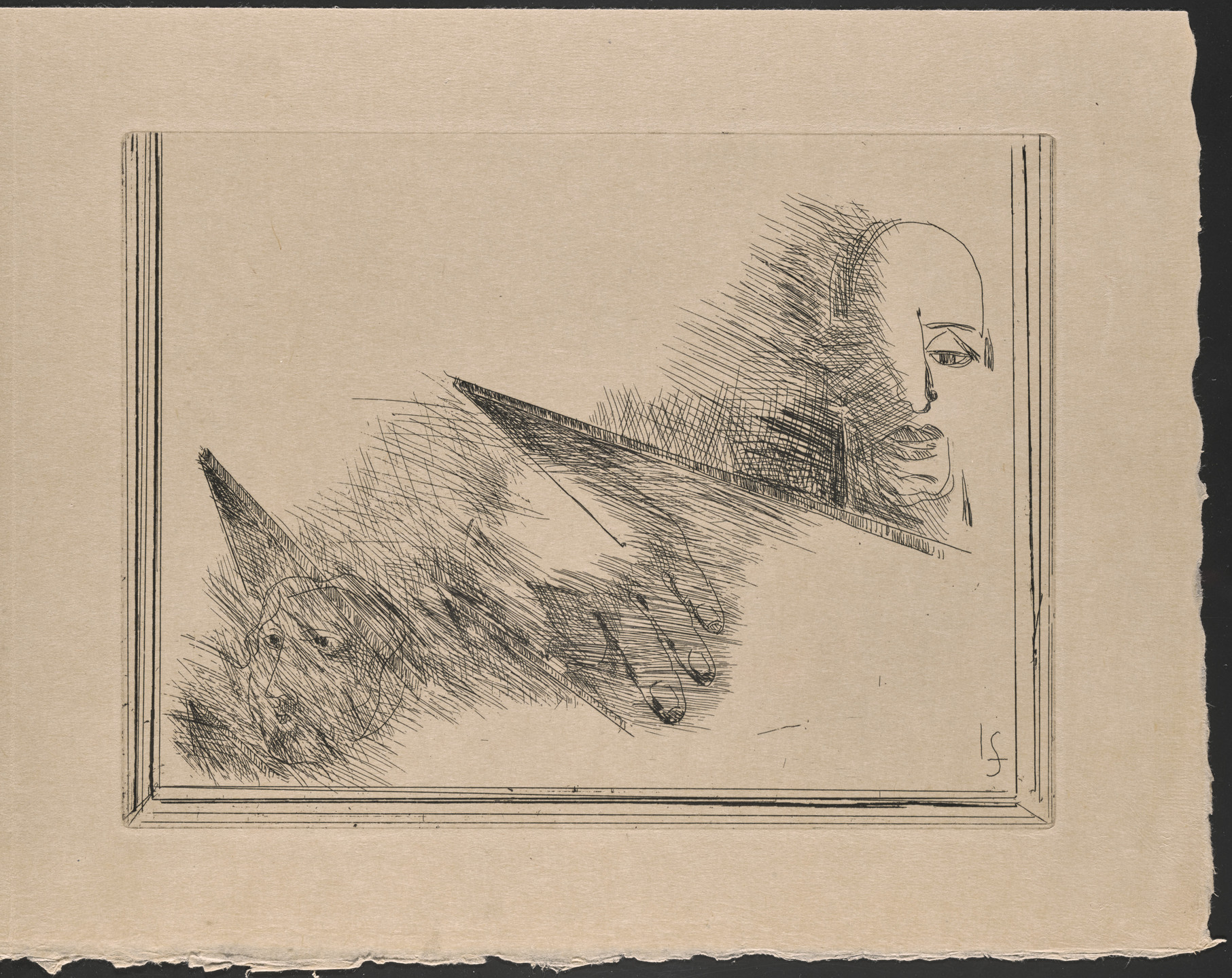 Léopold Survage. Plate (folio 46) from Hommage à Roger Lacourière. 1968