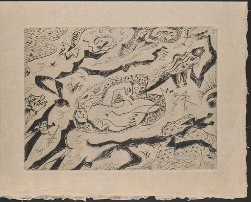 Plate (folio 32) from Hommage à Roger Lacourière