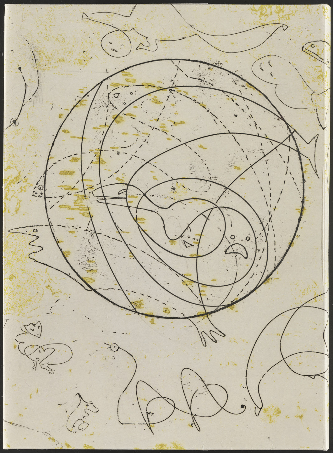 Max Ernst. Wrapper from Galapagos: Les Iles du bout du monde. 1955