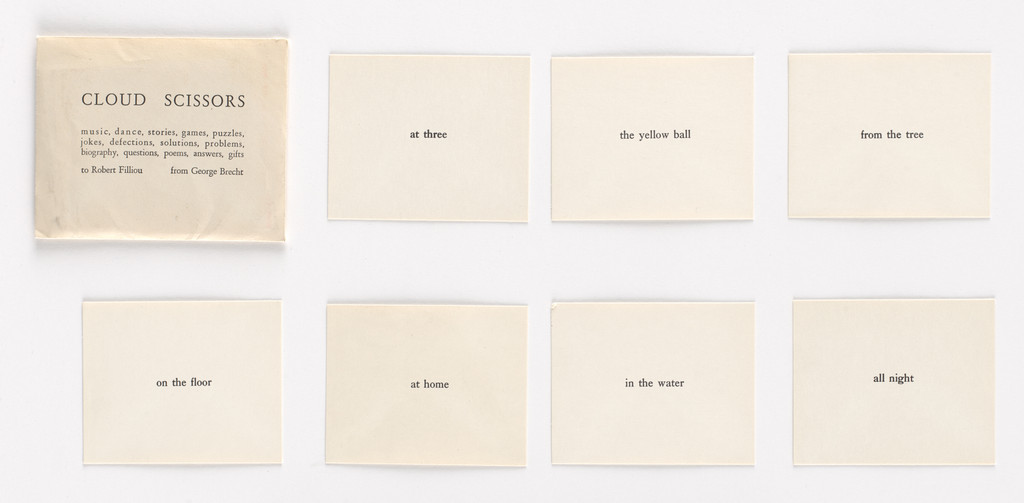 Cloud Scissors by George Brecht