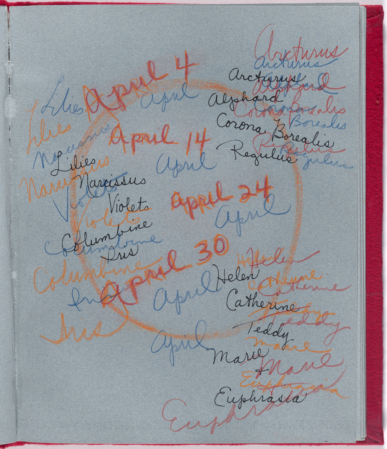 Rosemary Mayer. Some Days in April. 1979