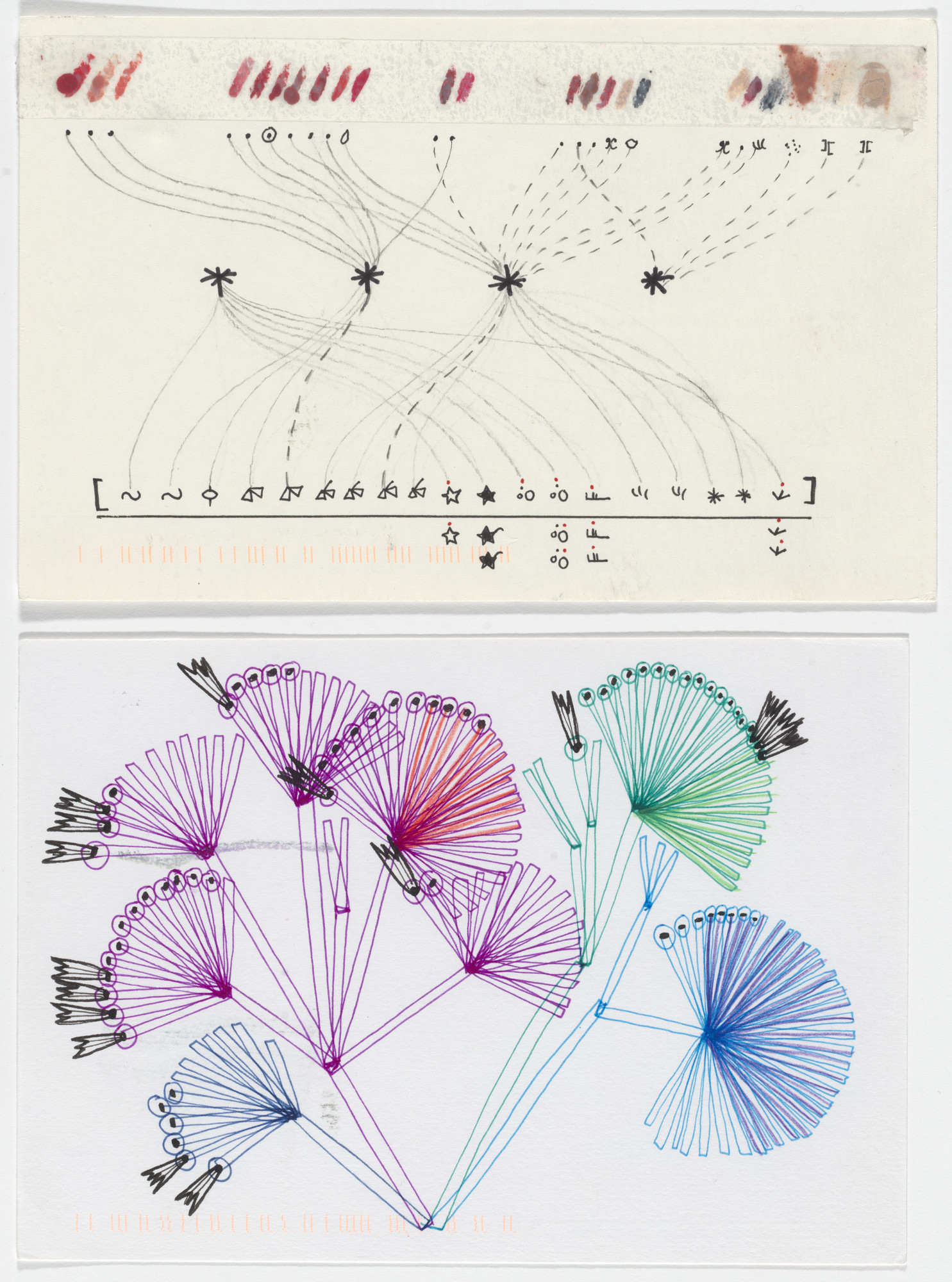 Giorgia Lupi, Stefanie Posavec. Dear Data: Week 19 (Beauty and Makeup /  A Week of Beauty)