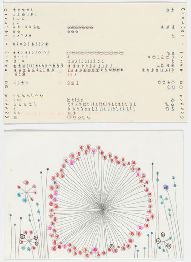 Giorgia Lupi, Stefanie Posavec. Dear Data: Week 6 (Don't Touch Me Now / A Week of Physical Contact). 2014