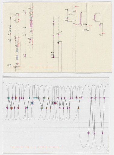 Giorgia Lupi, Stefanie Posavec. Dear Data: Week 9 (Data Pals / A Week of Interaction: NYC). 2014