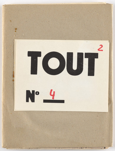 Ben Vautier. Tout, no. 4. c. 1964