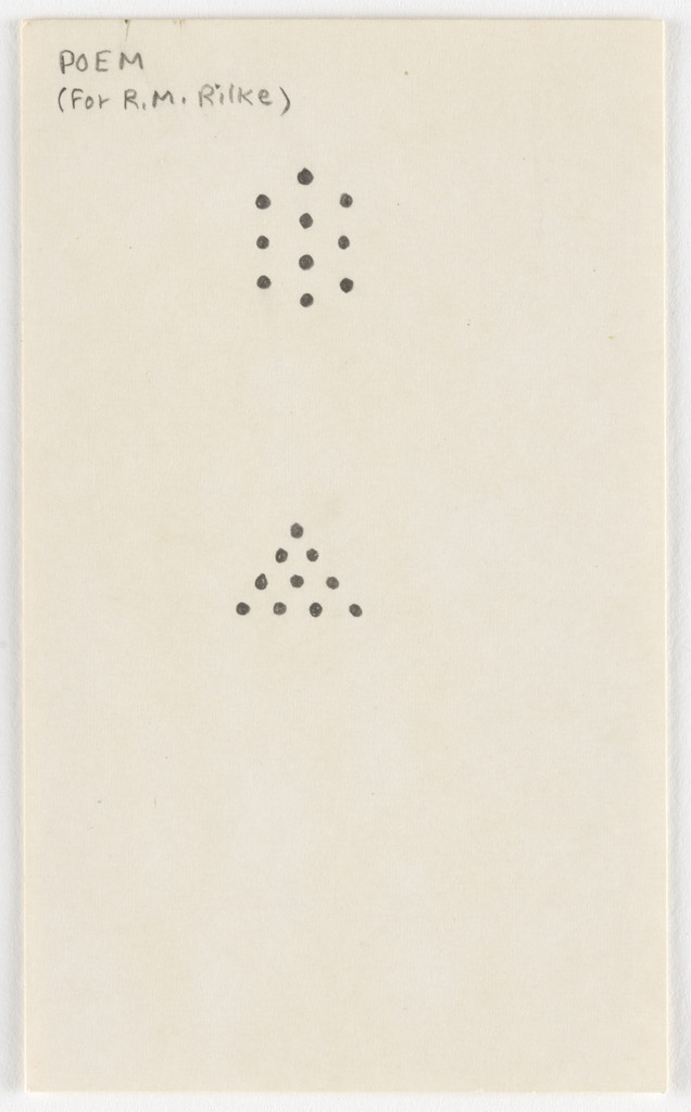 Poem (For R.M. Rilke)