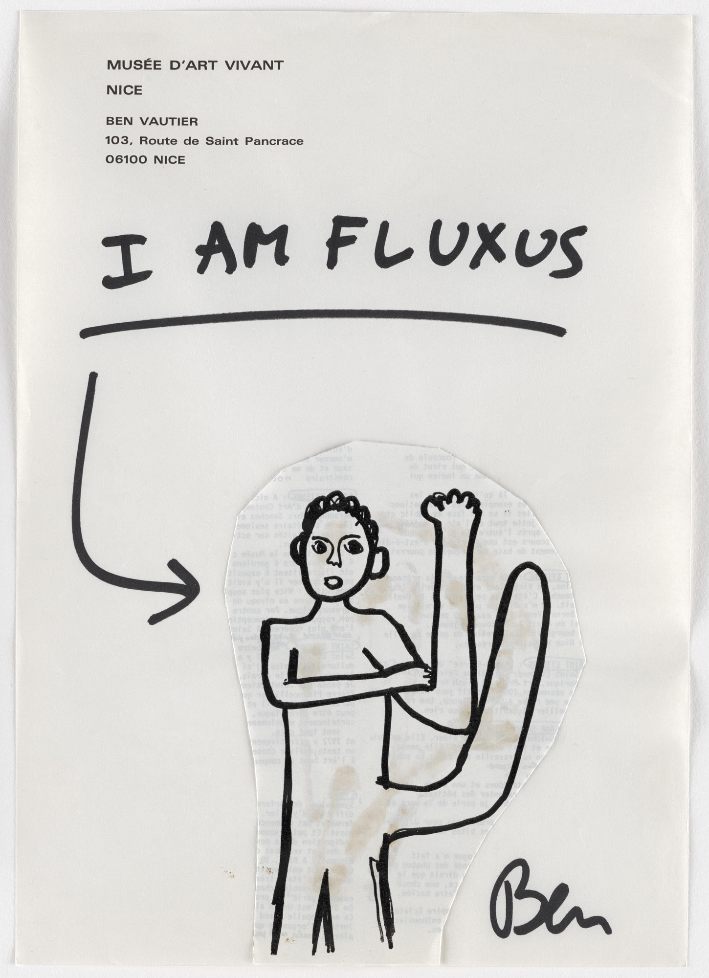 Ben Vautier. I Am Fluxus