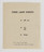 George Brecht. Event Scores. c. 1960–61