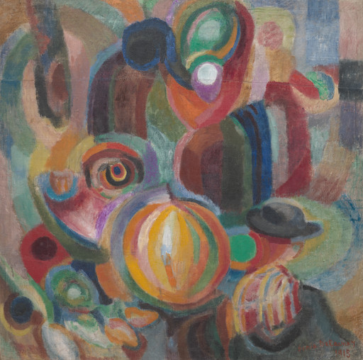 Sonia Delaunay. Portuguese Market. 1915 | MoMA