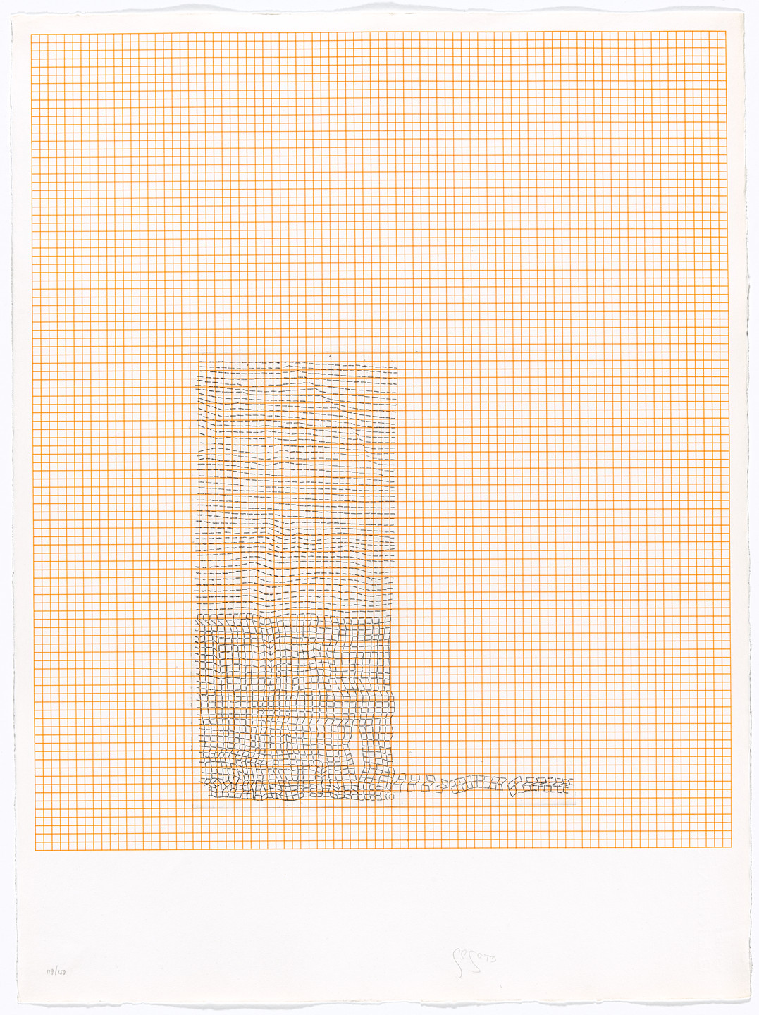 Gego (Gertrud Goldschmidt). The Letter (La Carta) from AGPA 73: Pan American Graphic Arts (AGPA 73: Artes gráficas panamericanas). 1973