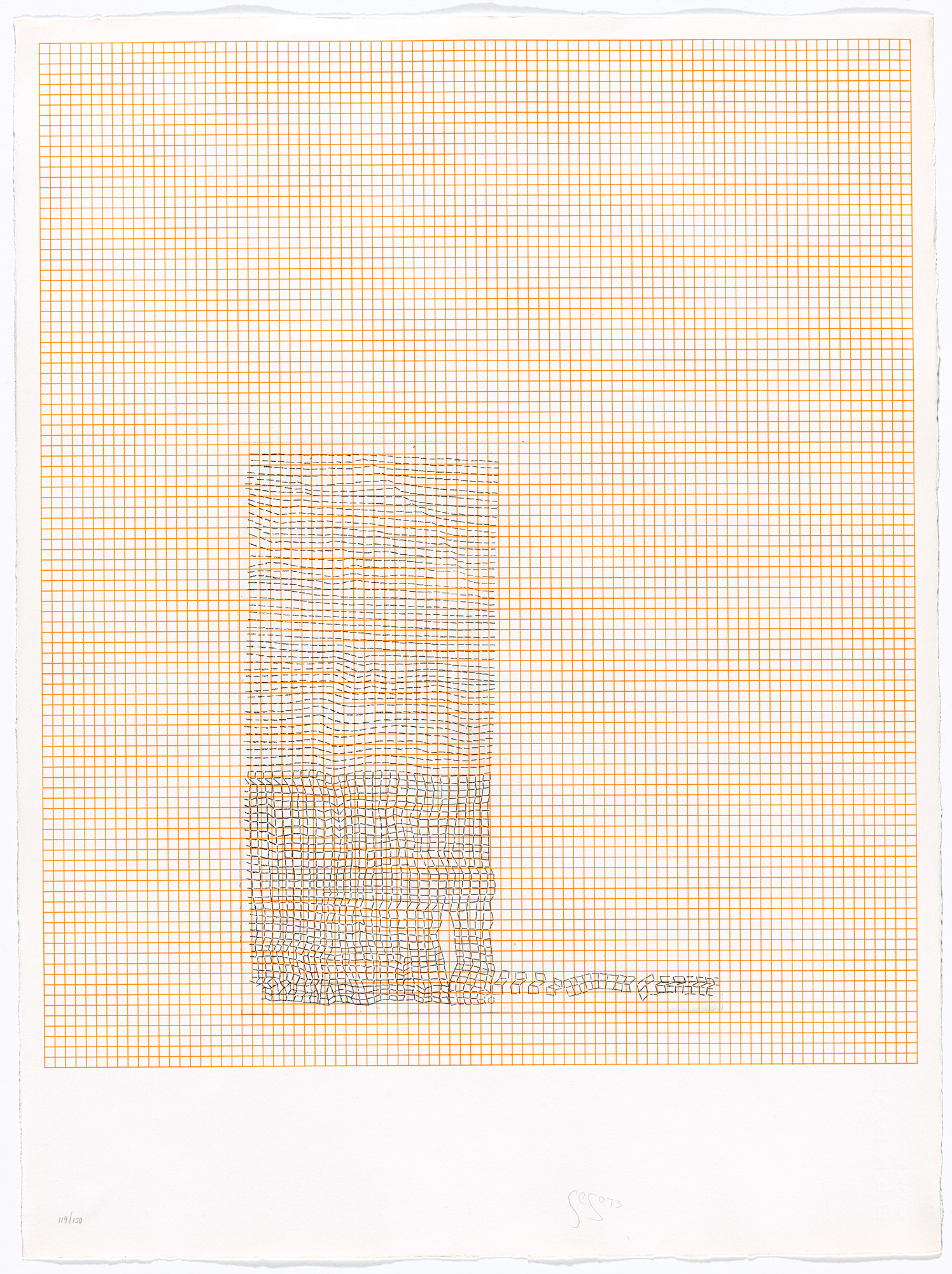 Gego (Gertrud Goldschmidt). The Letter (La Carta) from AGPA 73: Pan American Graphic Arts (AGPA 73: Artes gráficas panamericanas)