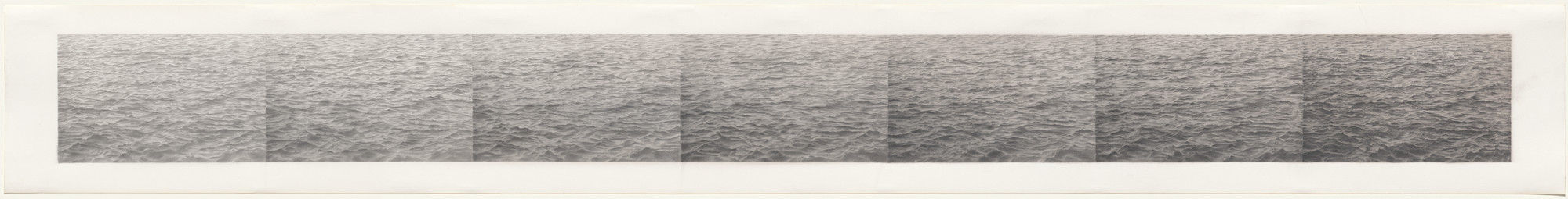 Vija Celmins. Ocean: 7 Steps #2. 1973