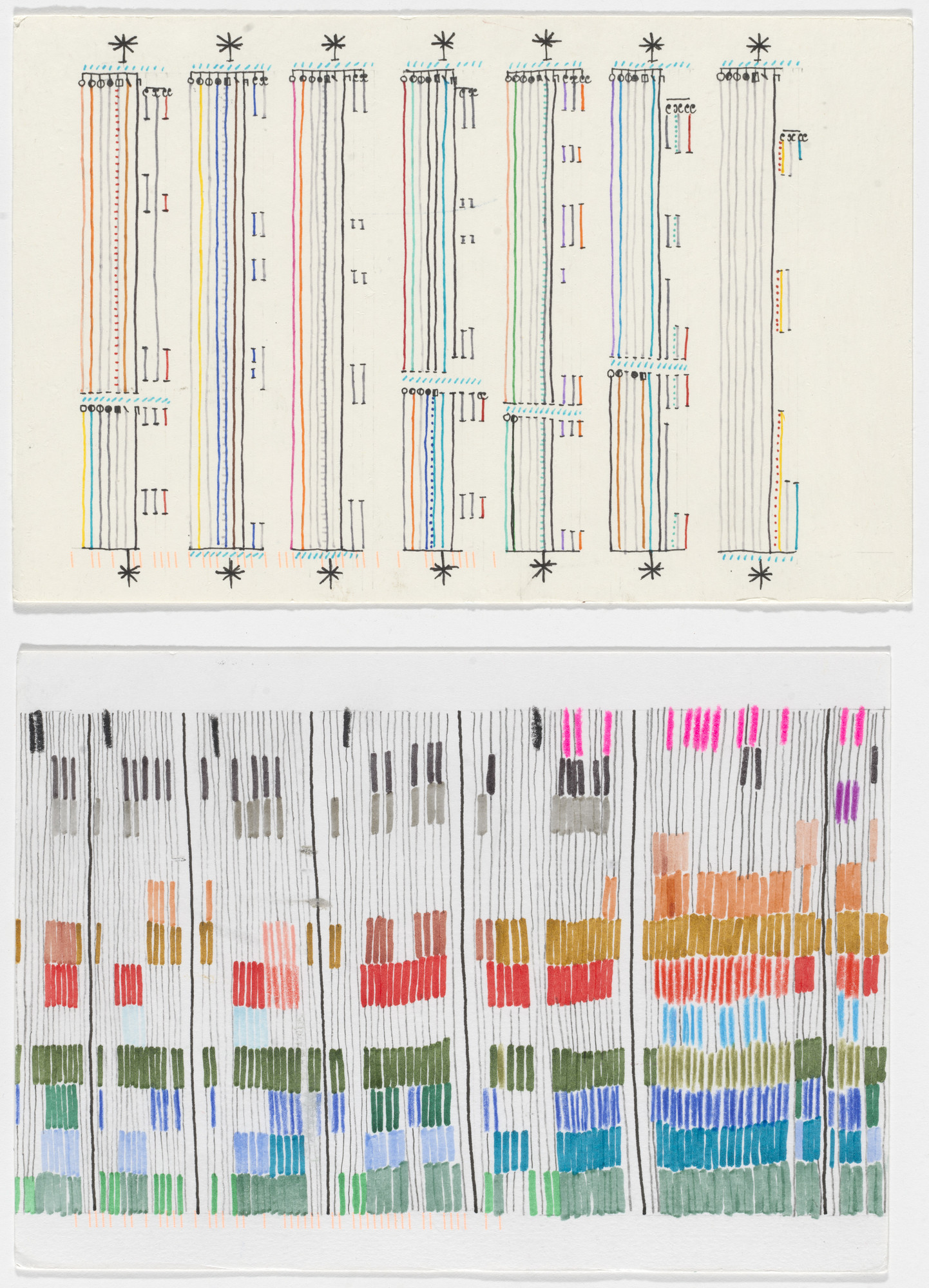 Giorgia Lupi, Stefanie Posavec. Dear Data: Week 35 (Getting Dressed / A Week of Wardrobe Changes)