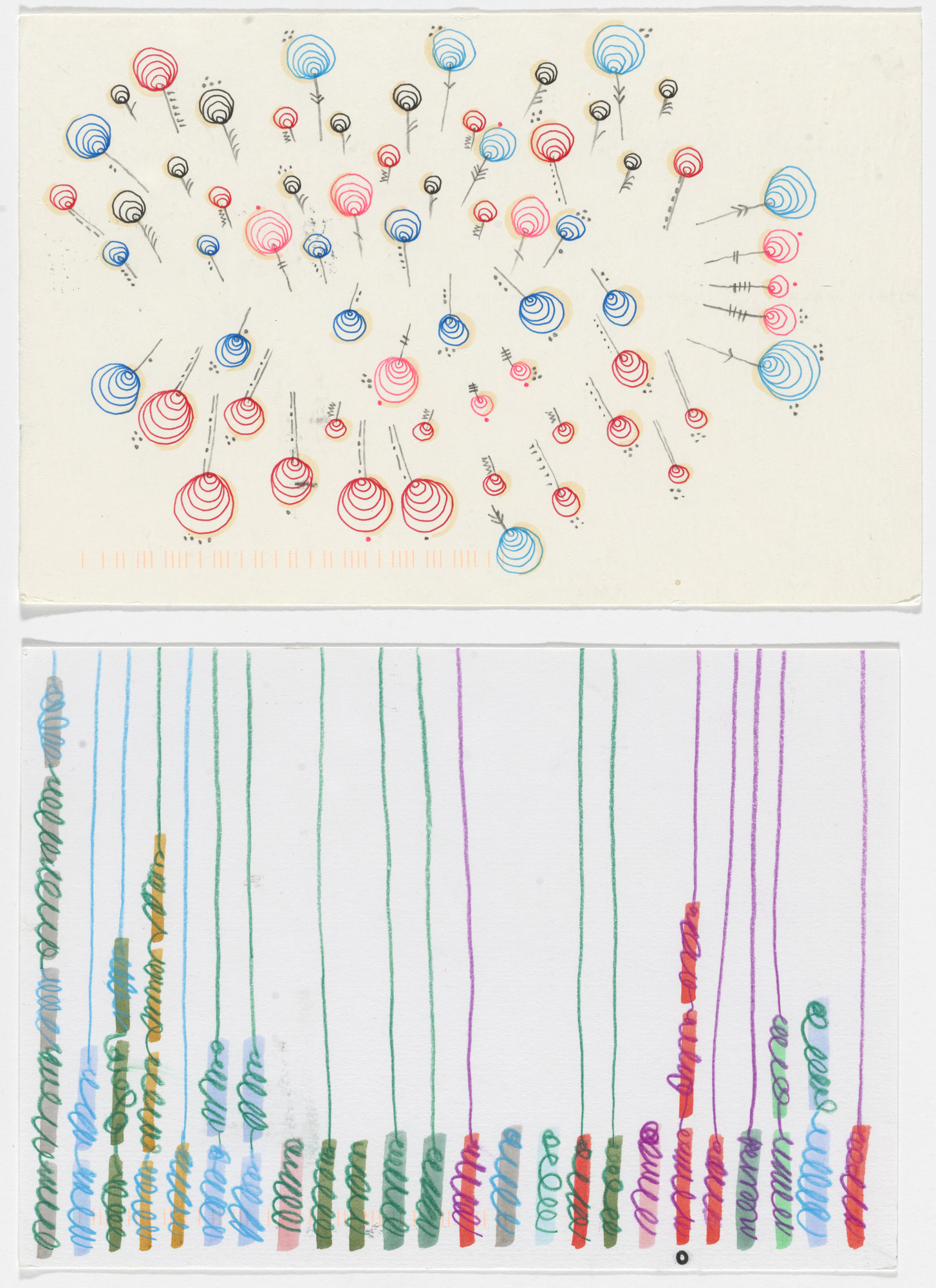 Giorgia Lupi, Stefanie Posavec. Dear Data: Week 36 (Shall I / A Week of Indecision)