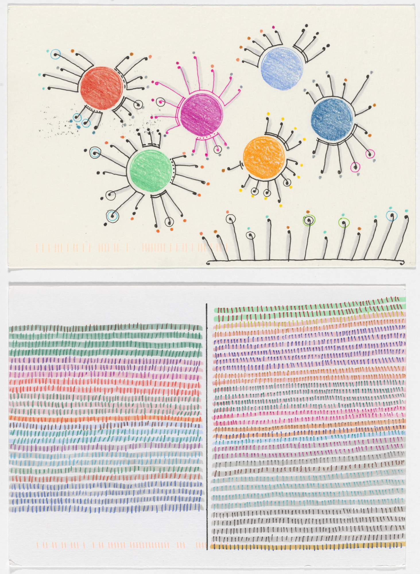 Giorgia Lupi, Stefanie Posavec. Dear Data: Week 39 (Beauty / A Week of Beauty)
