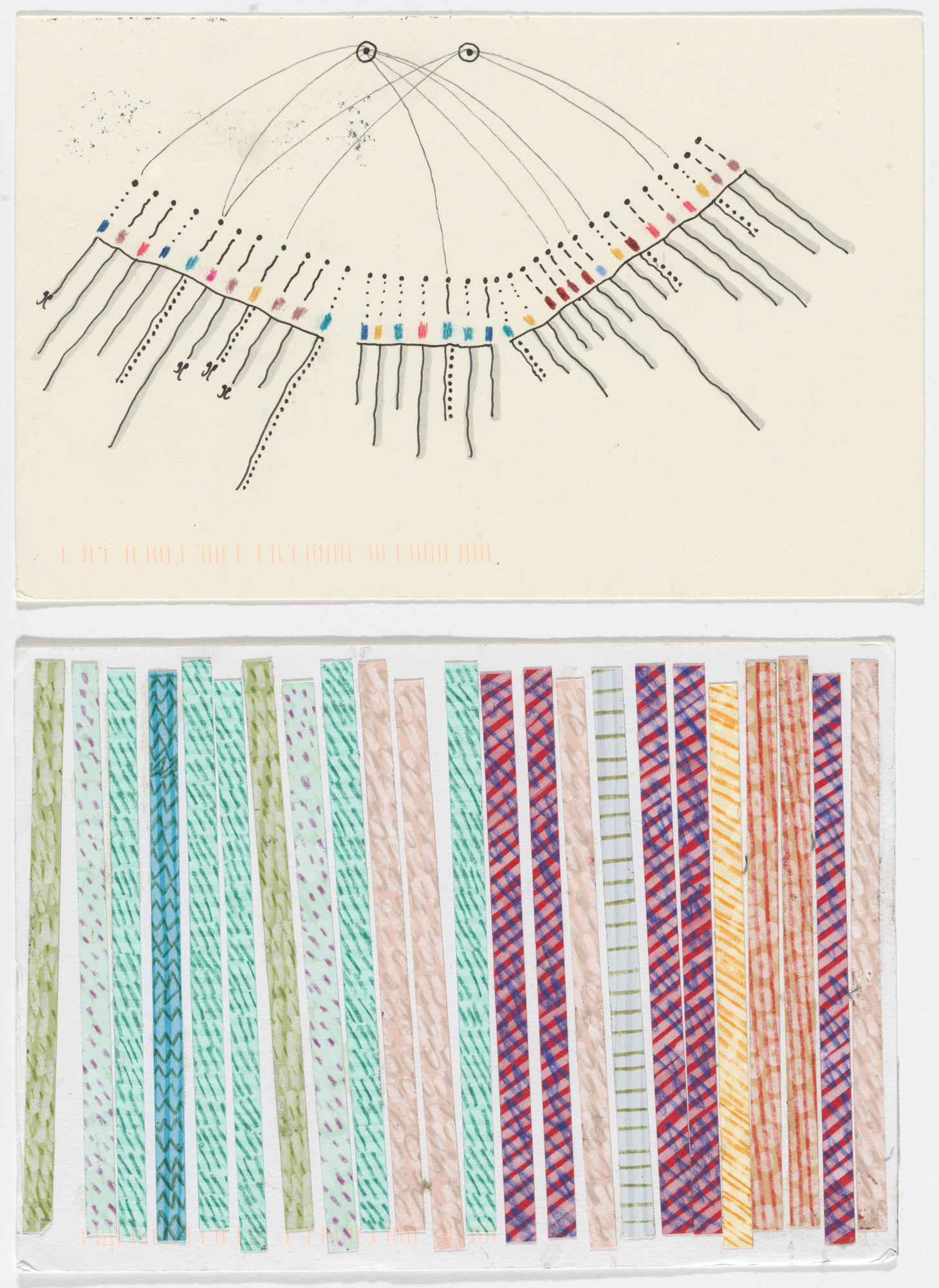 Giorgia Lupi, Stefanie Posavec. Dear Data: Week 43 (Trying New Things / A Week of New Things)