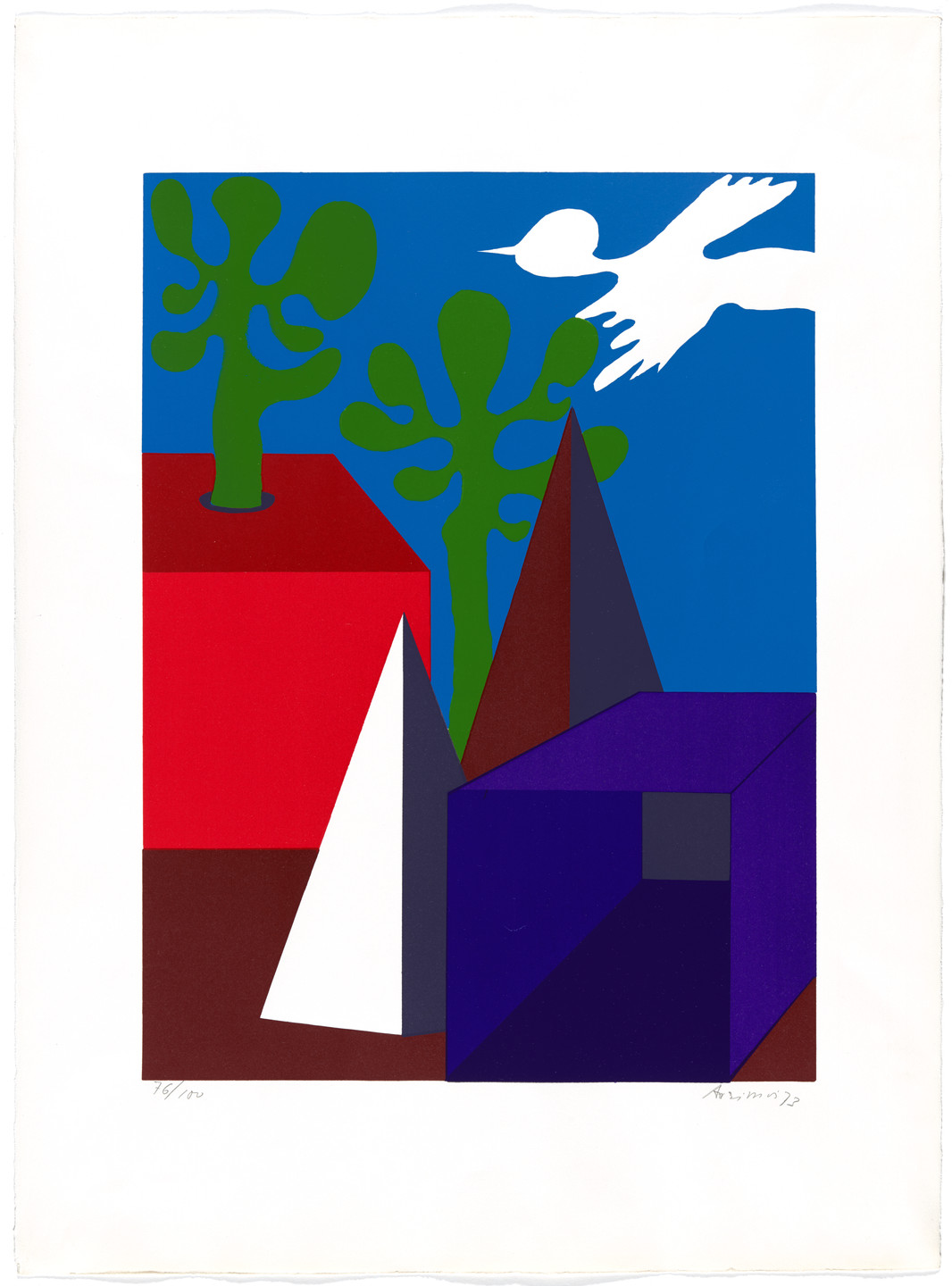 Daniel Argimón Granell. Free Forms (Formas libras) from AGPA 73: Pan American Graphics Arts (AGPA: Artes gráficas panamericanas). 1973