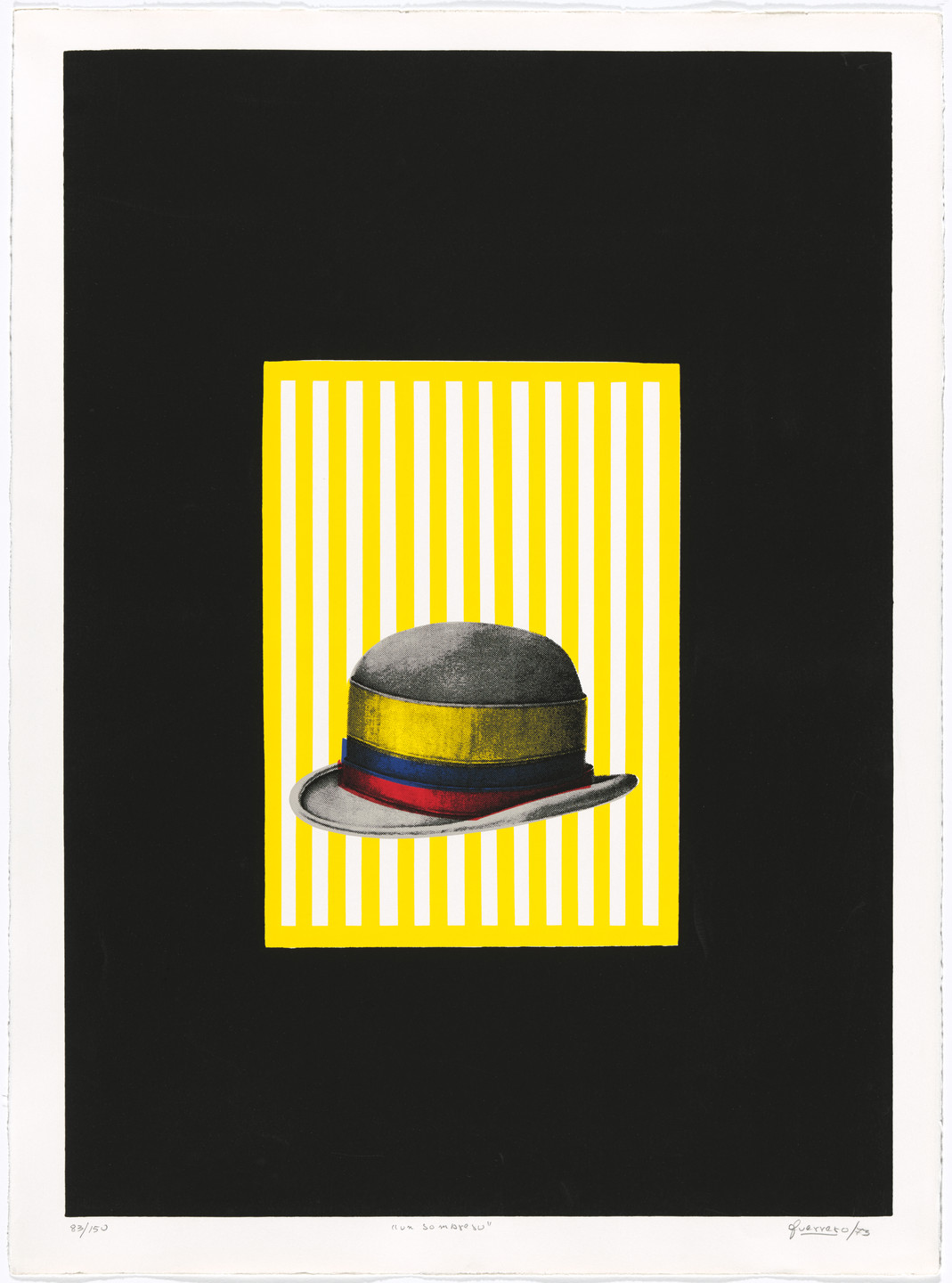 Alfredo Guerrero. A Hat (Un Sombrero) from AGPA 73: Pan American Graphic Arts (AGPA 73: Artes gráficas panamericanas). 1973