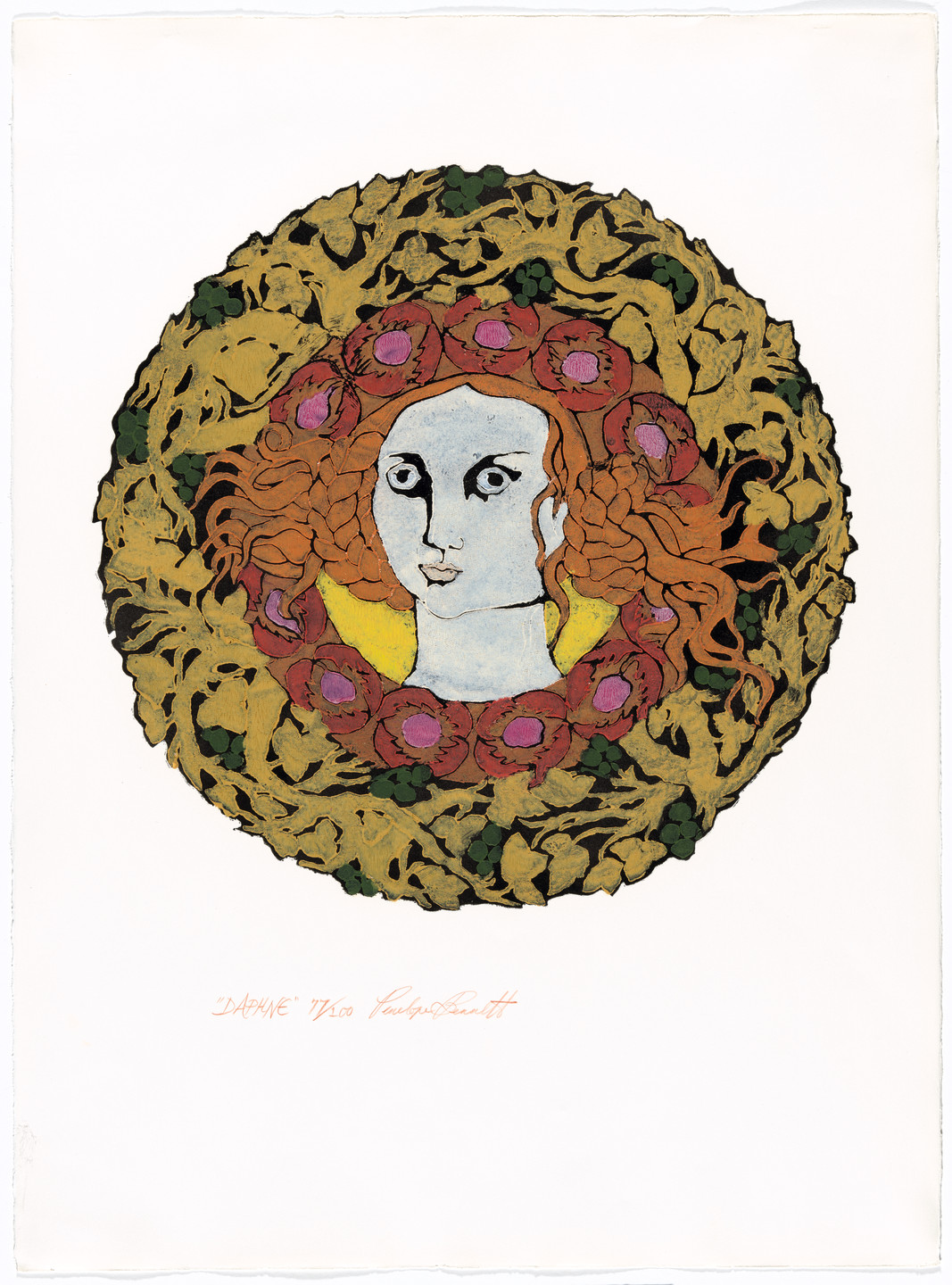 Penelope Bennett. Daphne from AGPA 73: Pan American Graphic Arts (AGPA 73: Artes gráficas panamericanas). 1973