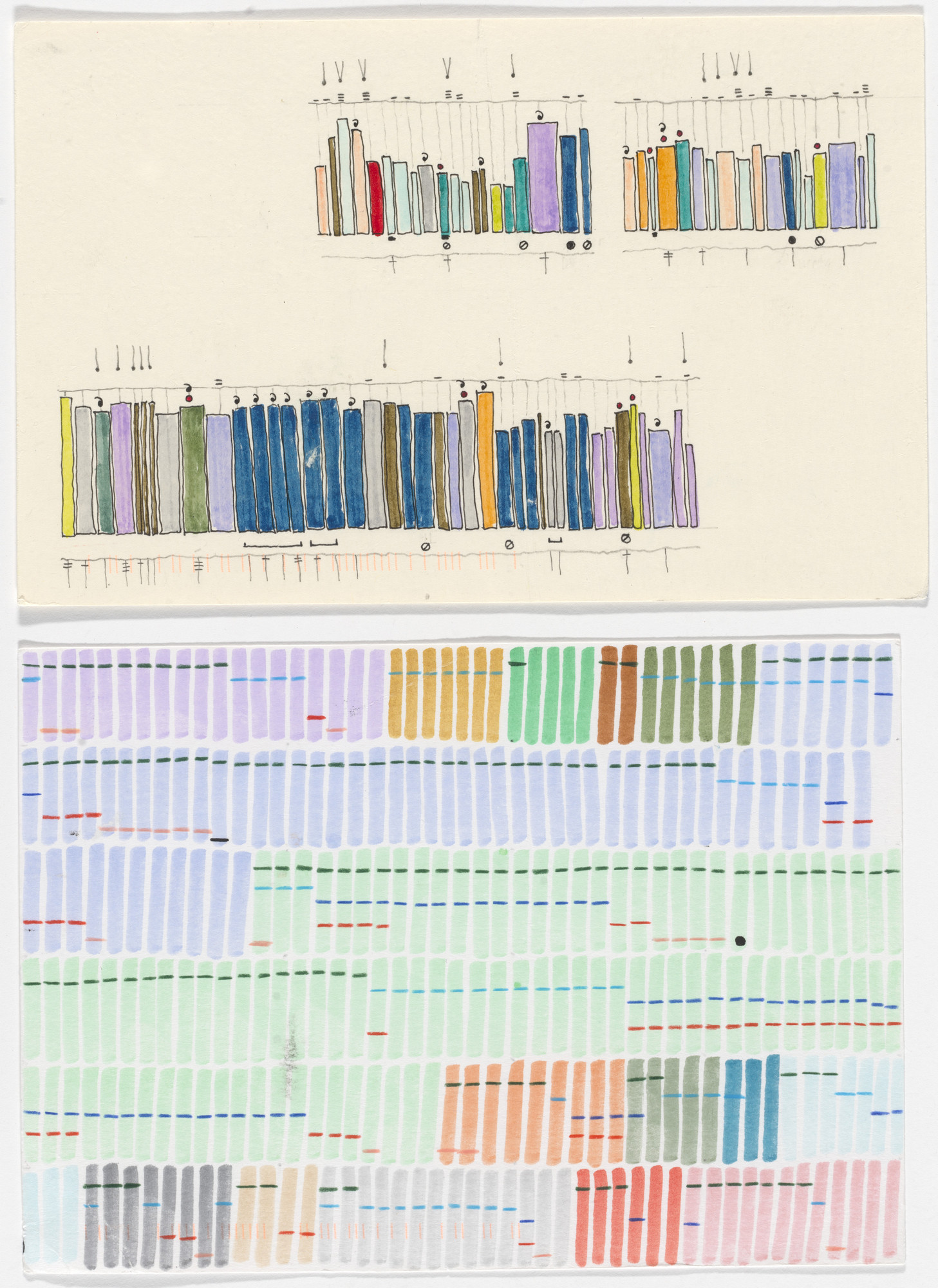 Giorgia Lupi, Stefanie Posavec. Dear Data: Week 46 (Books We Have at Home / A Week of Books)