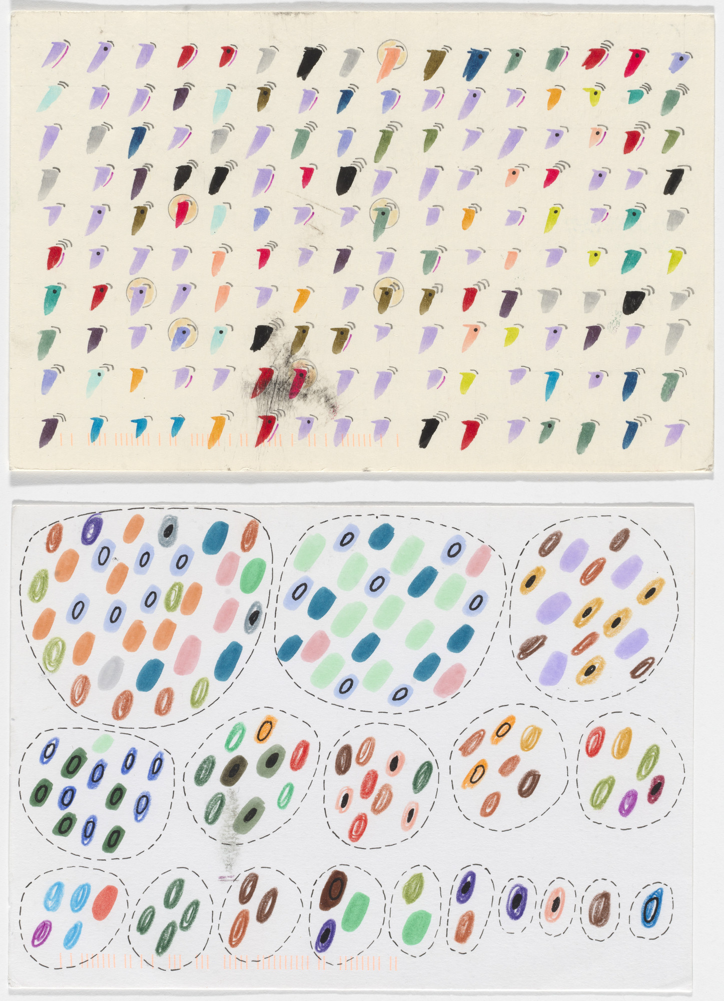 Giorgia Lupi, Stefanie Posavec. Dear Data: Week 47 (Smells / A Week of Scents-Smells)