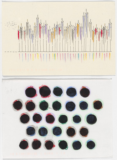 Giorgia Lupi, Stefanie Posavec. Dear Data: Week 51 (Privacy Please / A Week of Privacy). 2015