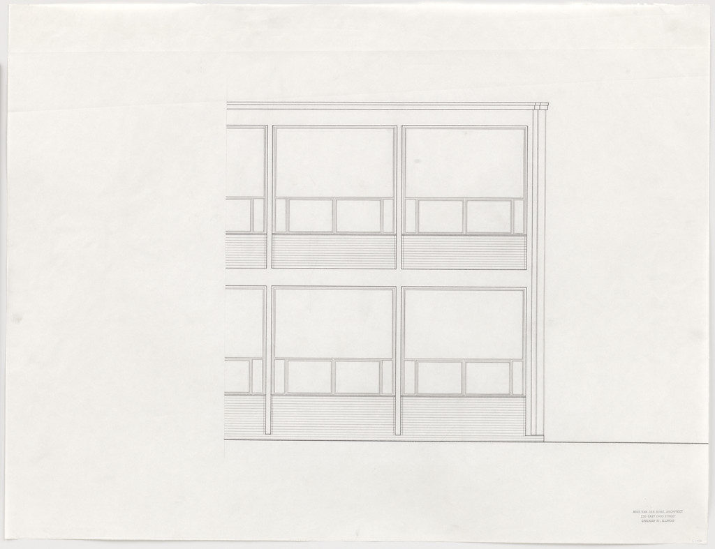 Meredith Memorial Hall, Drake University, Des Moines, IA (Partial exterior elevation)