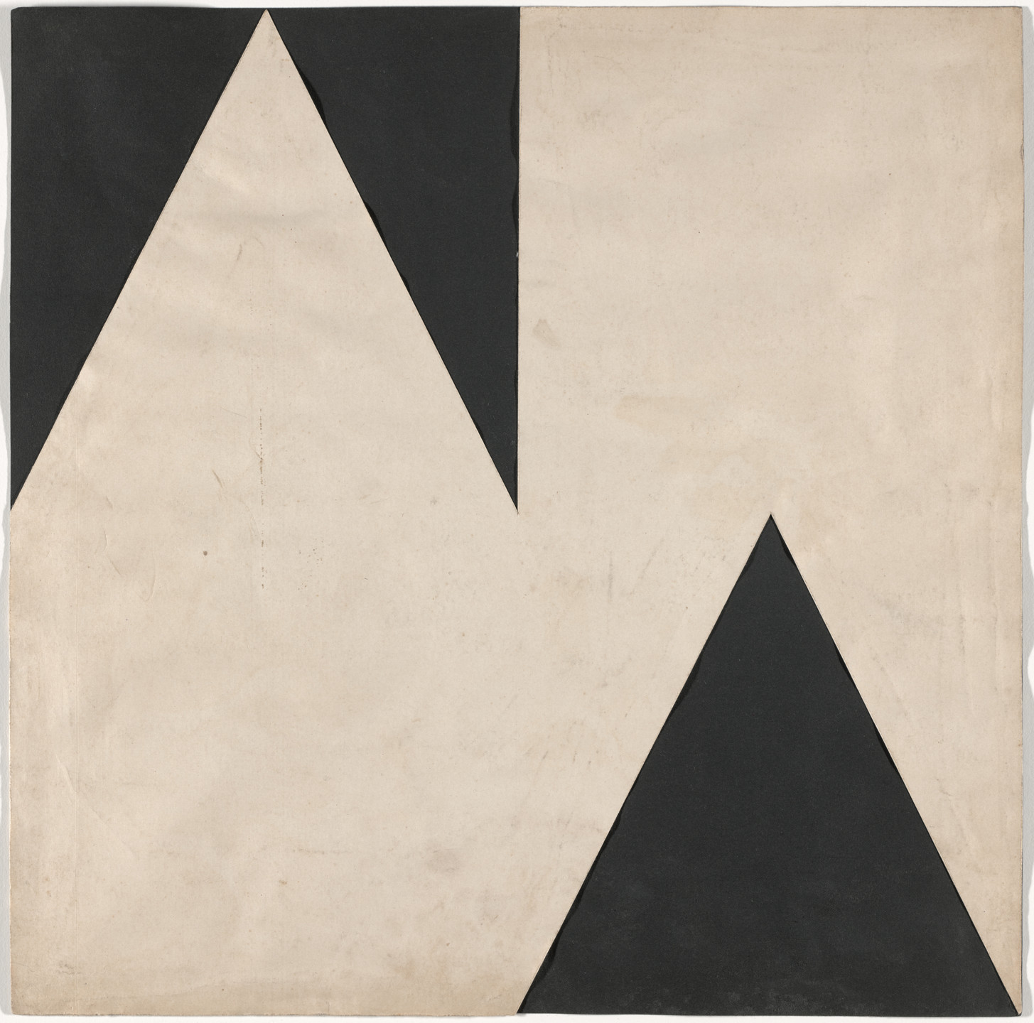 Lygia Clark. Study for Planes in Modulated Surface (Planos em superfície modulada). 1957