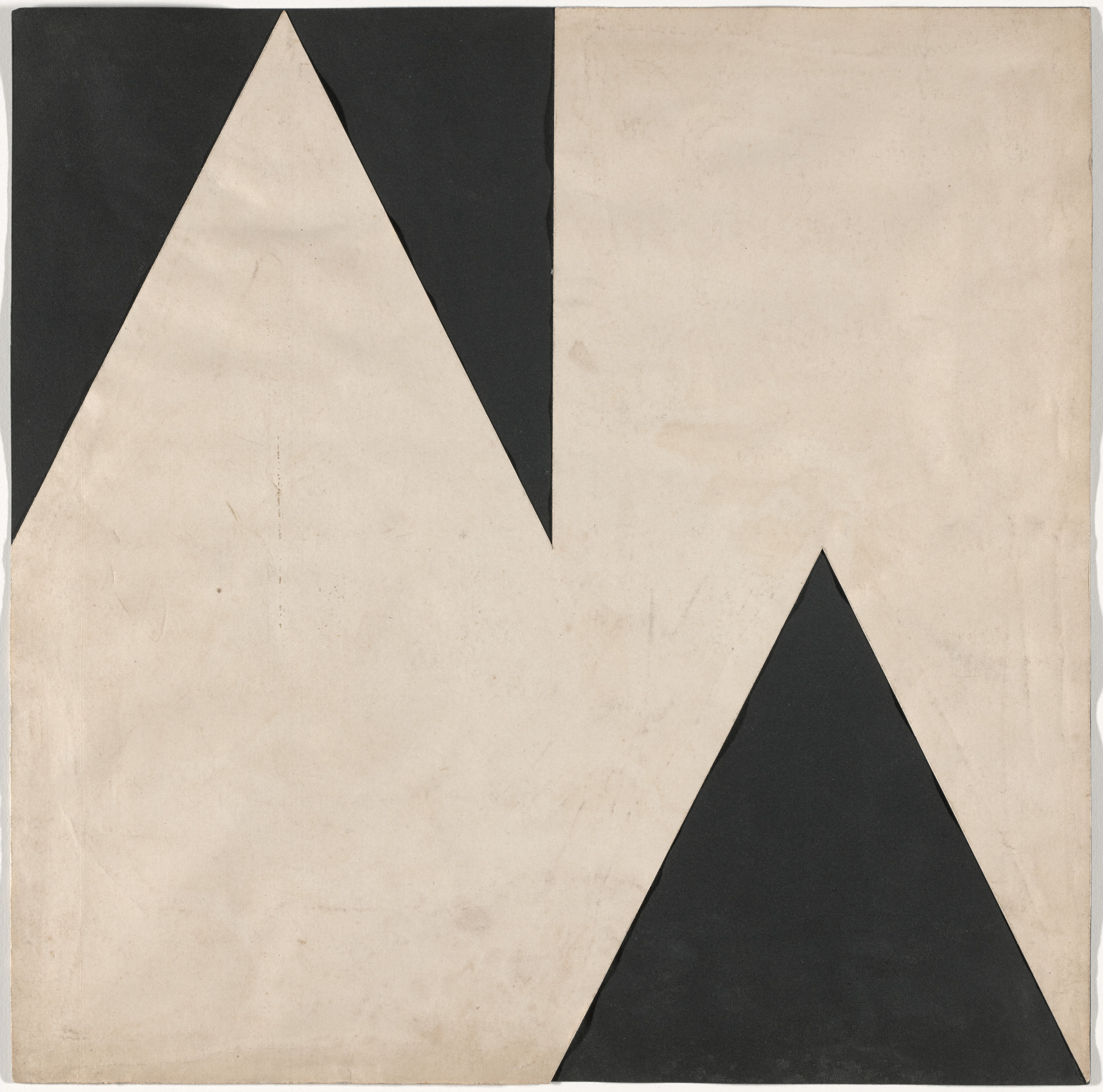 Lygia Clark. Study for Planes in Modulated Surface (Planos em