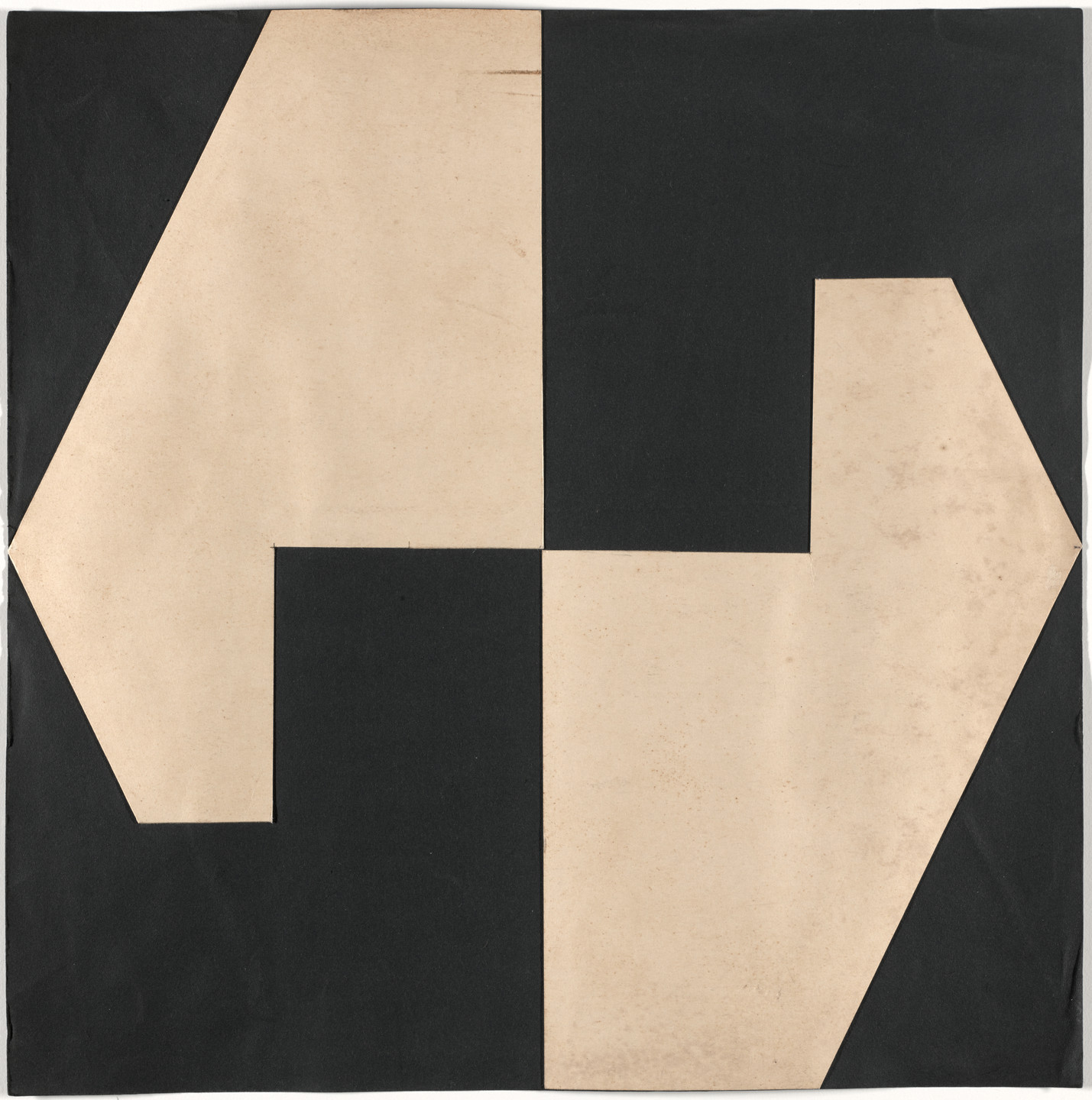 Lygia Clark. Study for Planes in Modulated Surface (Planos em superfície modulada). 1957