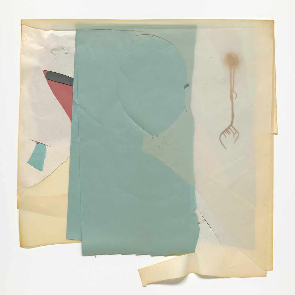 Sky-blue, Red, Green, Black and Transparent White (Blau cel, vermell, verd, negre i blanc transparent) by Antoni Llena